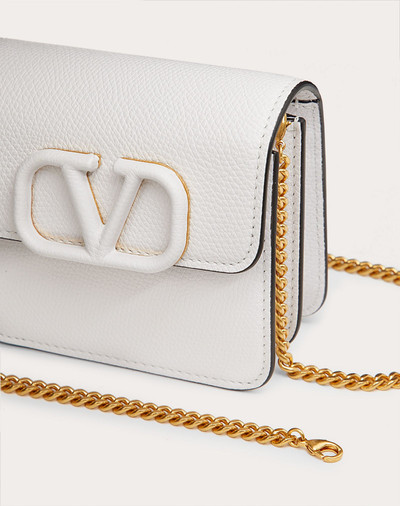 Valentino COMPACT VSLING GRAINY CALFSKIN WALLET WITH CHAIN STRAP outlook