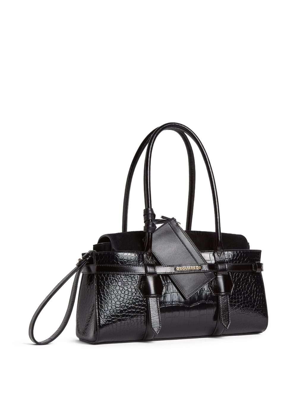 leather tote bag - 3