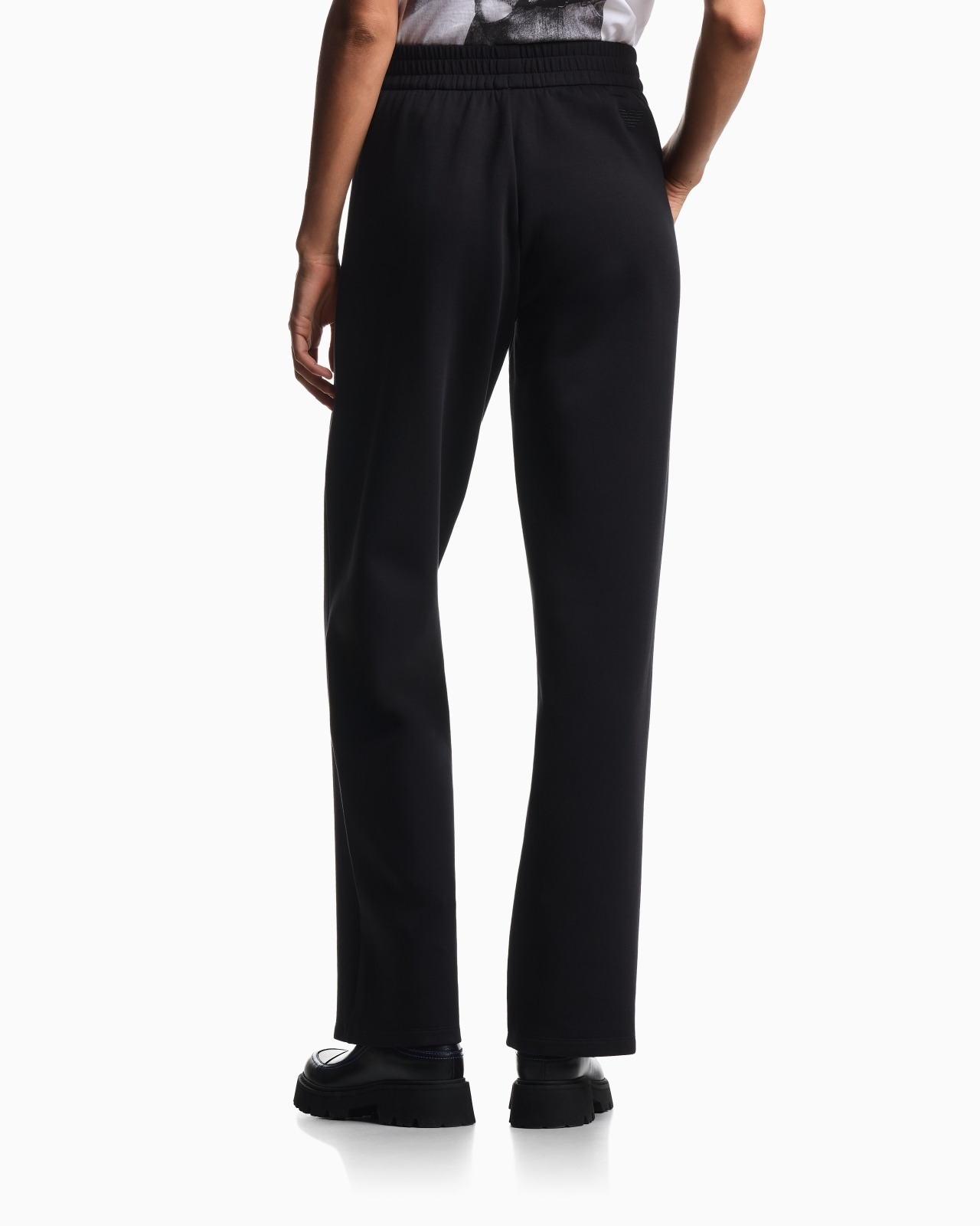 ASV DOUBLE JERSEY TROUSERS WITH AN ELASTICATED WAIST - 3