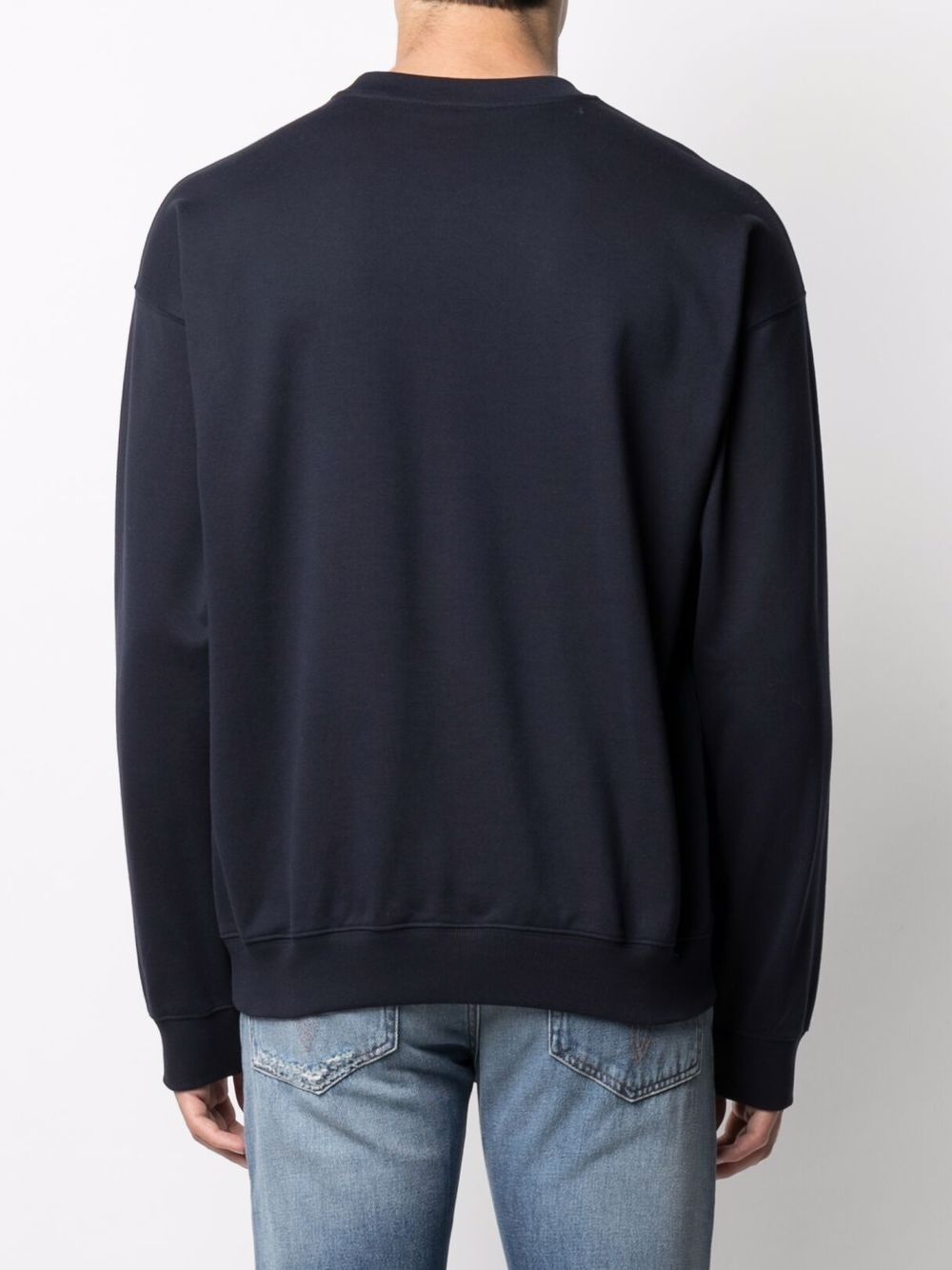 embroidered-logo sweatshirt - 4