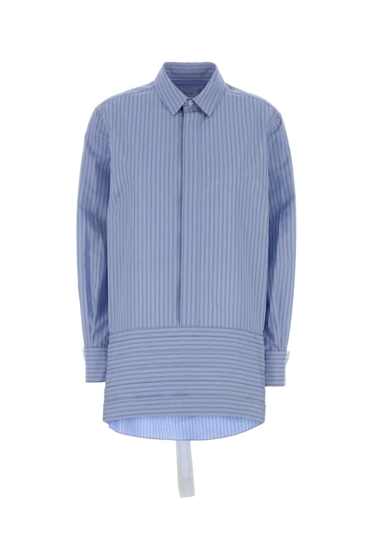 Sacai Women Embroidered Poplin Shirt Dress - 1