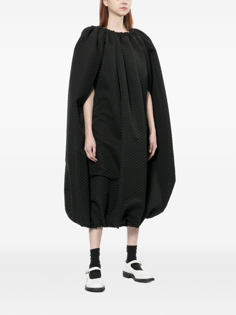 Comme Des Garçons textured gathered dress outlook