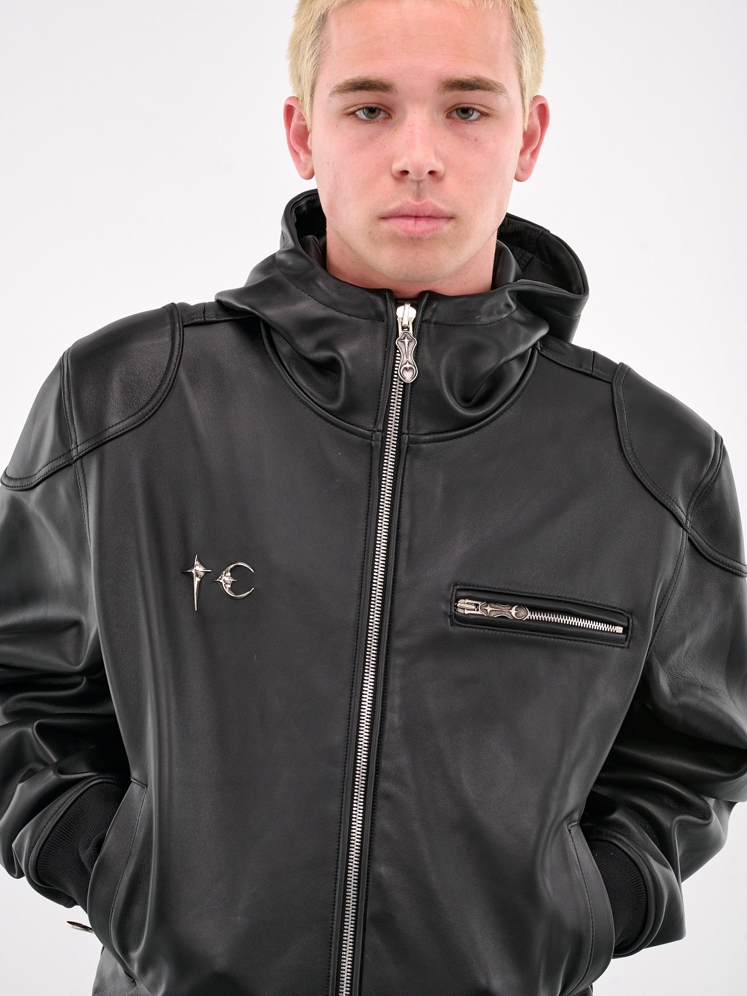 Slim Rock Leather Jacket - 4