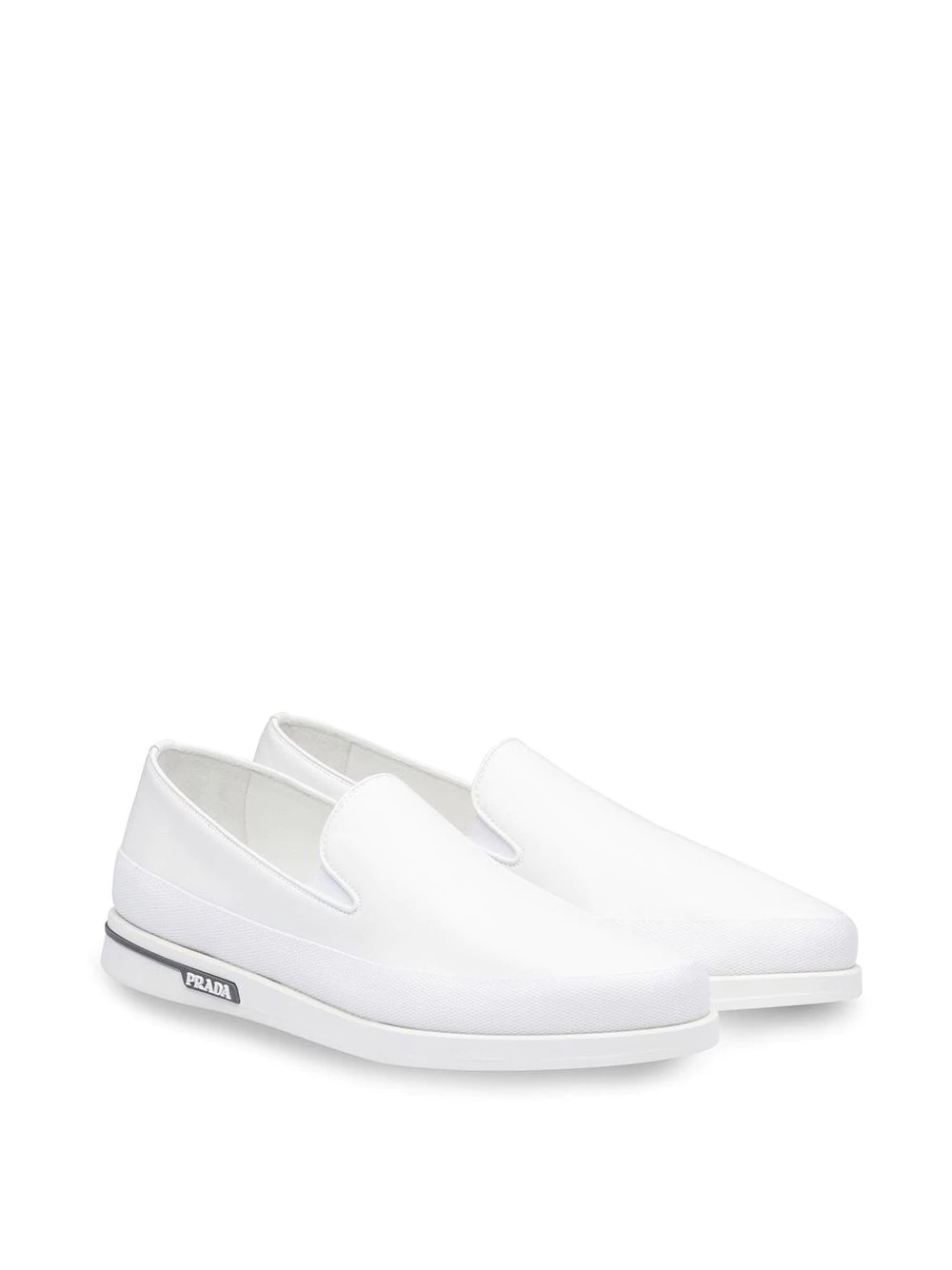 leather slip-on sneakers - 2