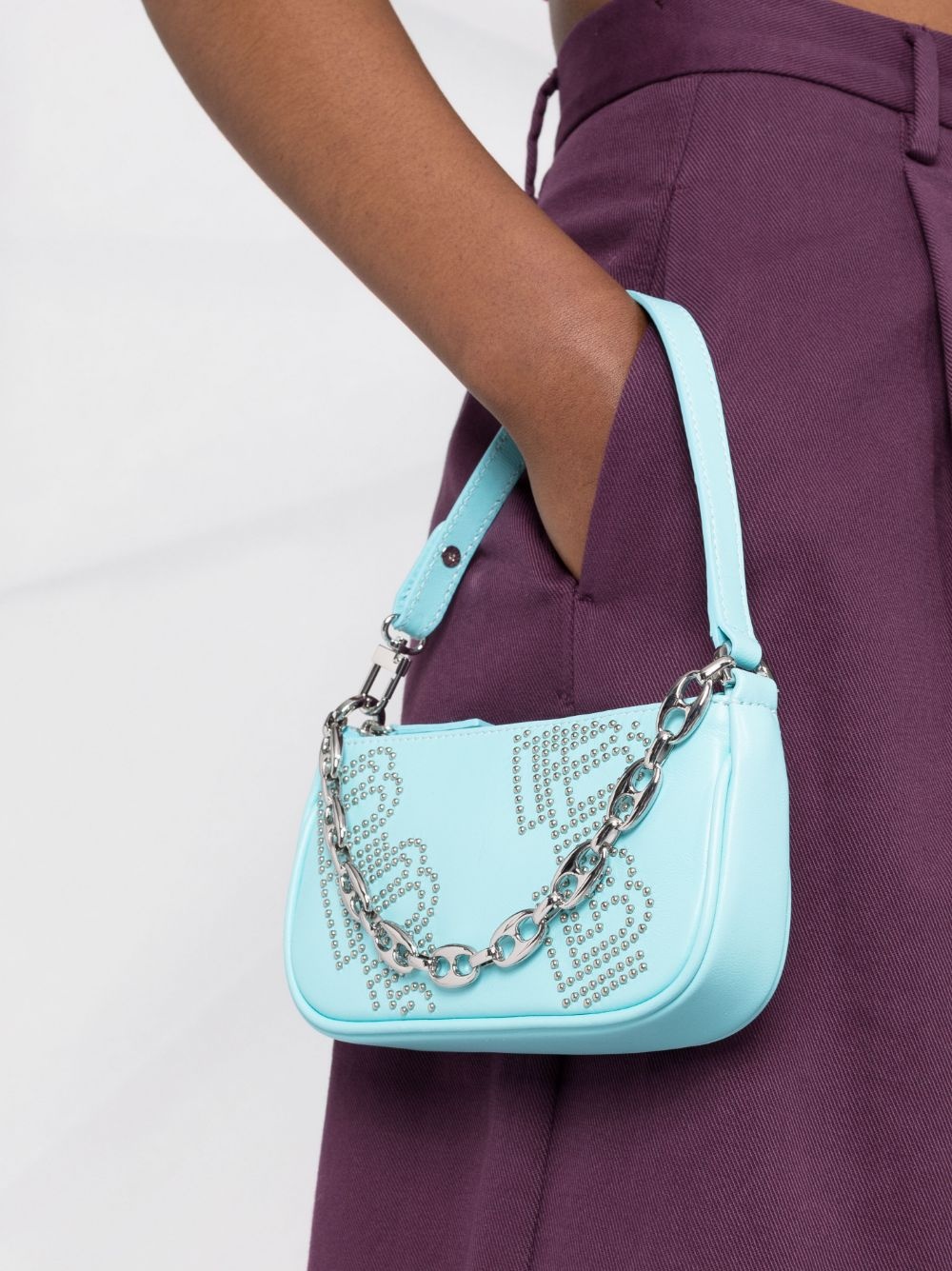 Mini Rachel stud-embellished bag - 3
