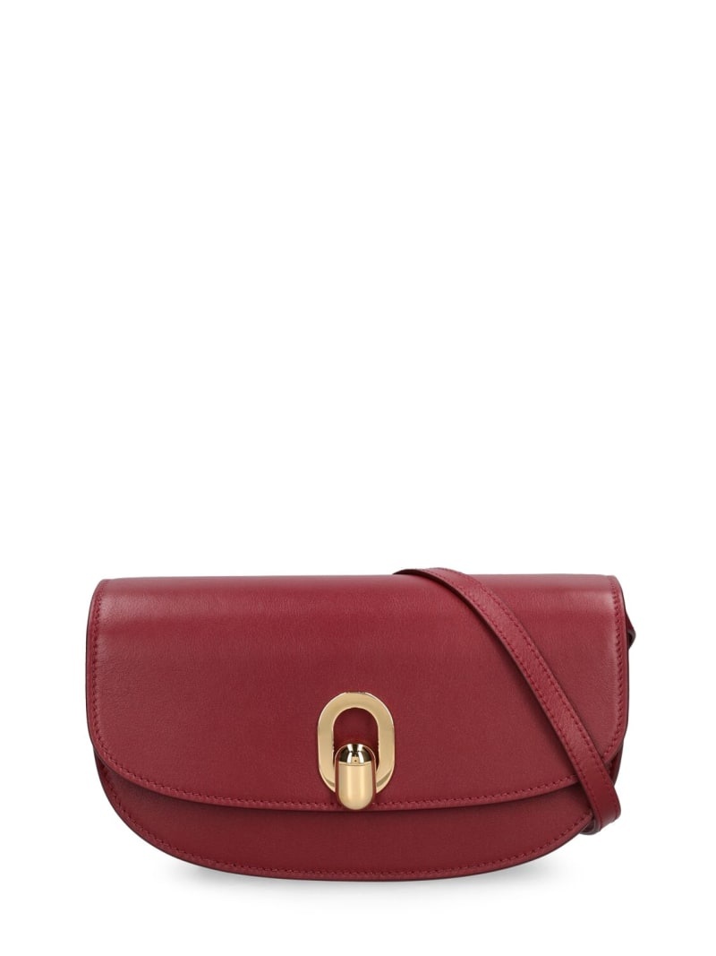 The Tondo Crescent leather shoulder bag - 1