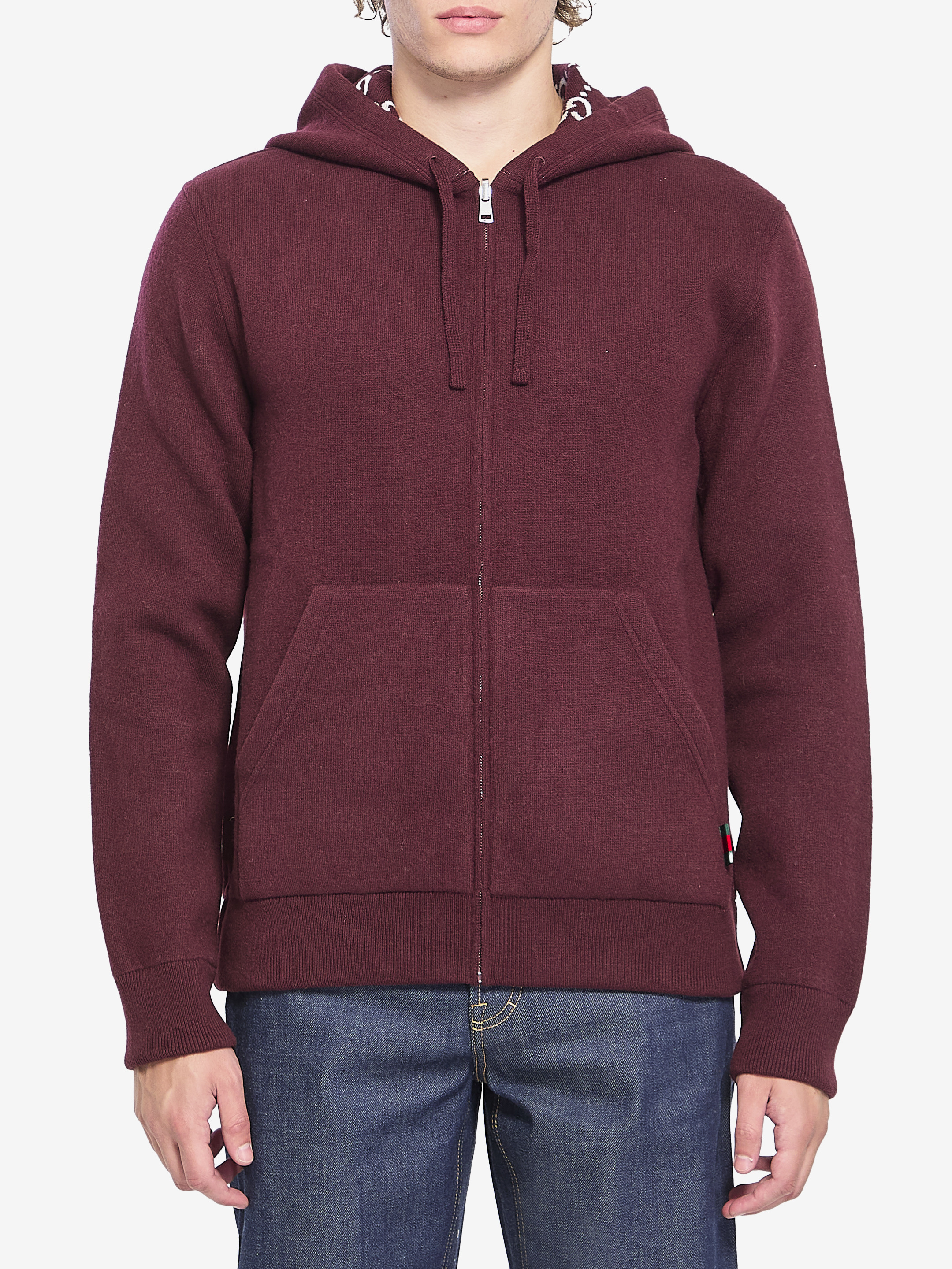 Reversible sweatshirt in GG wool - 1