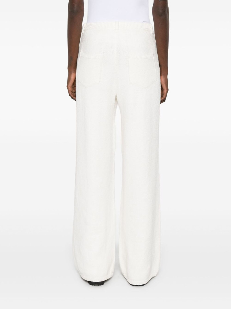 wide-leg knitted trousers 4