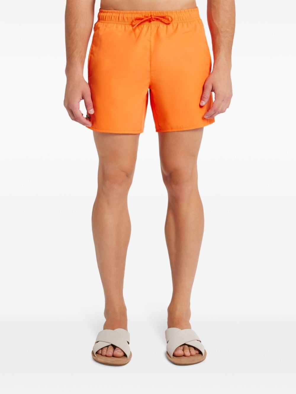 logo-patch swimming shorts - 3