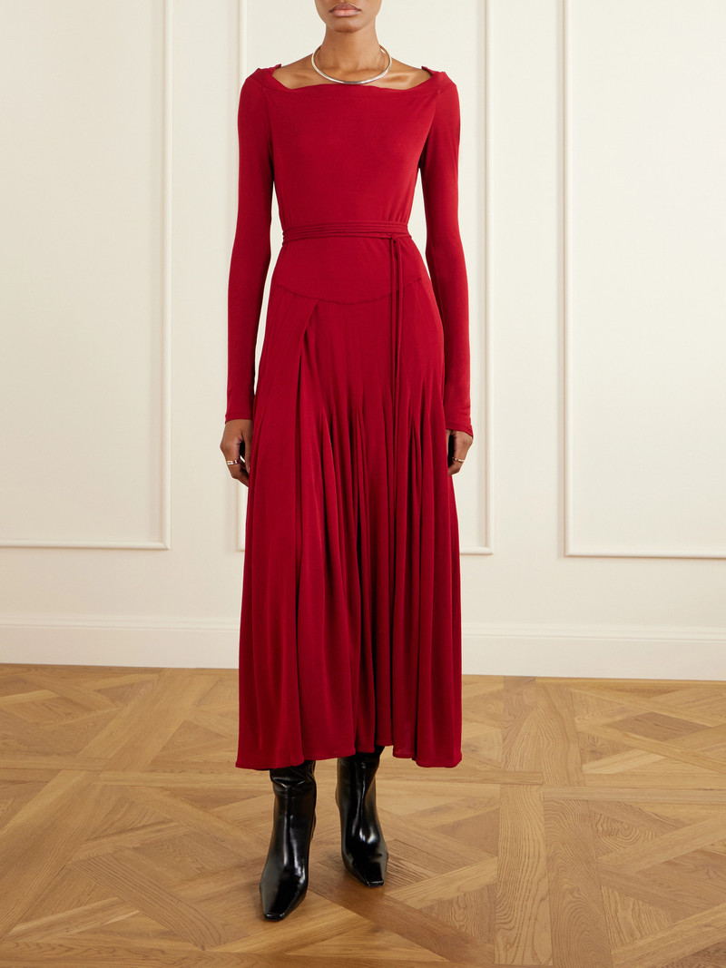 TORY BURCH Jersey Pleated Maxi Dress outlook