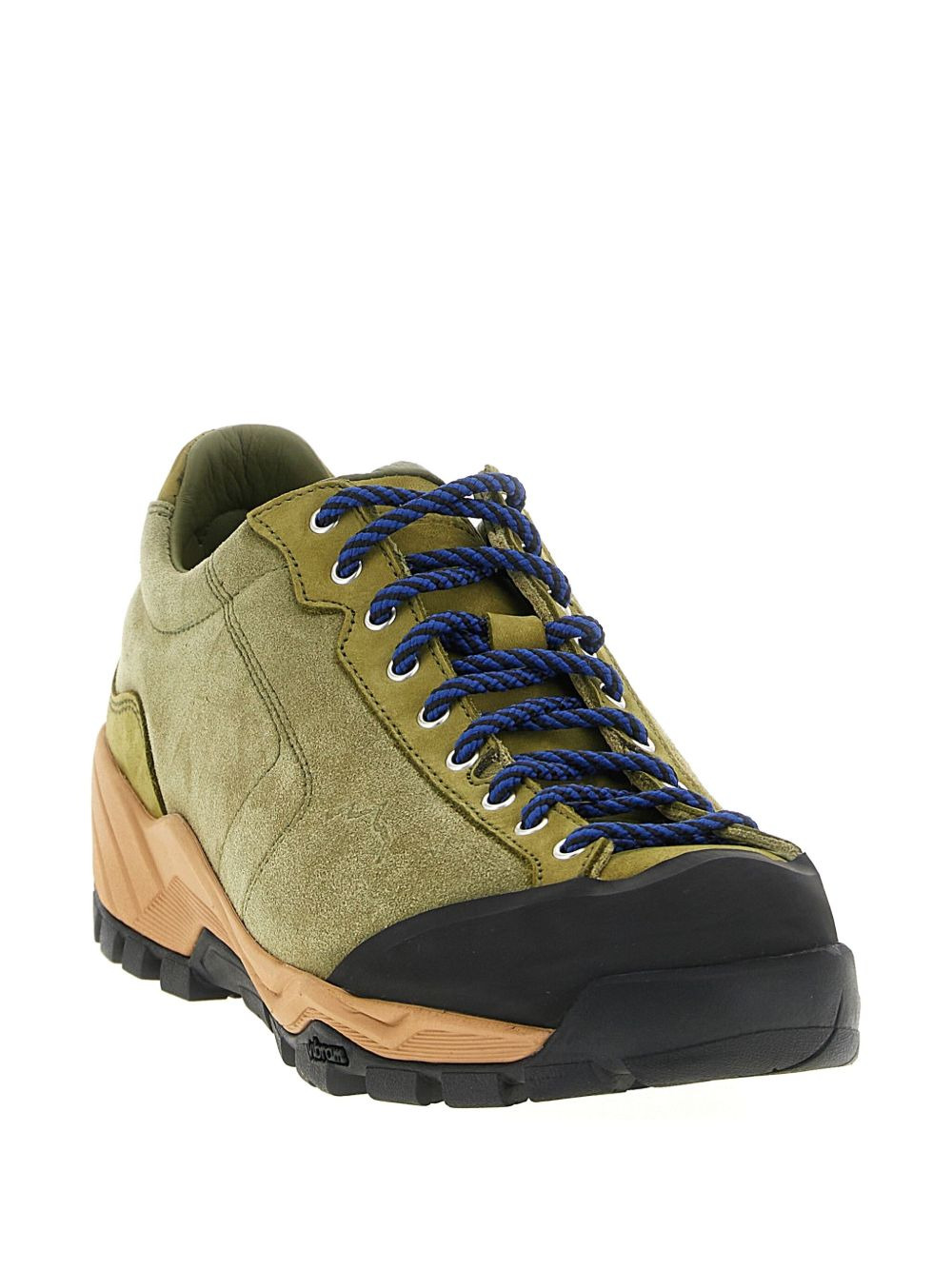 lace-up suede sneakers - 2
