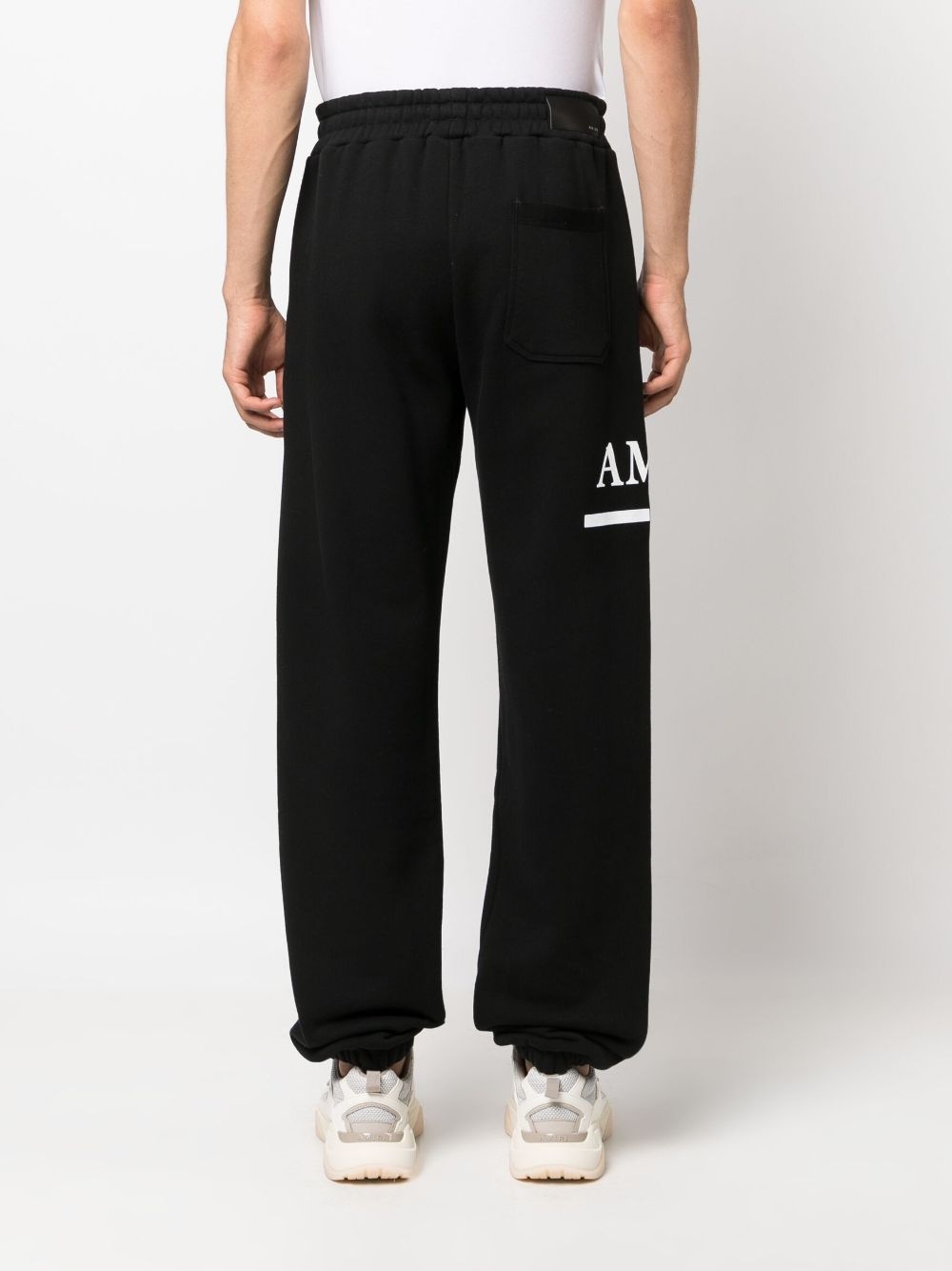 logo-print cotton track pants - 4