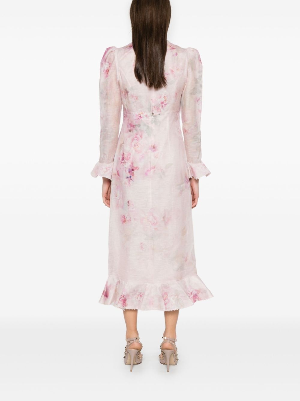 Crush Flower midi dress - 4