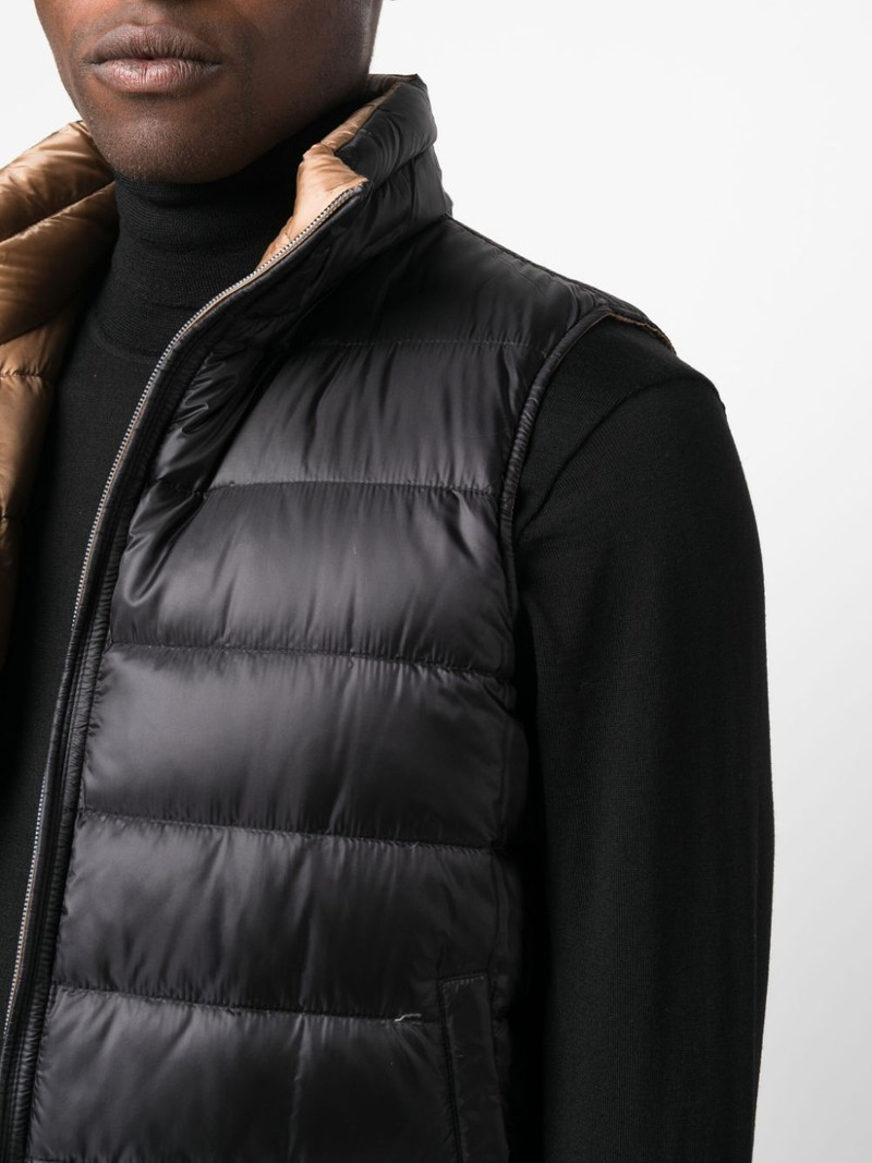 zipped-up padded vest 6