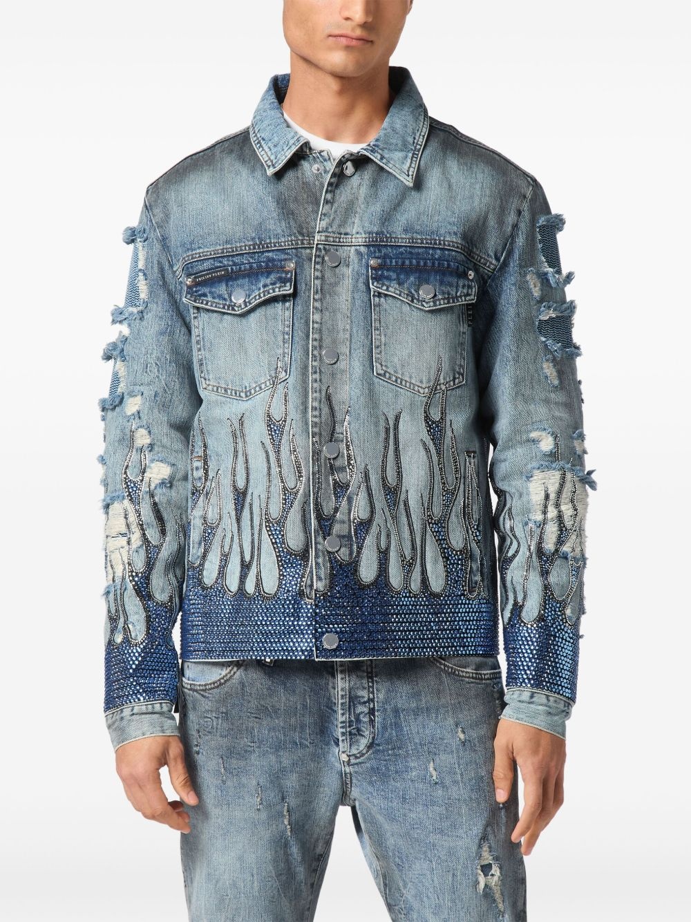 Strass Flame jacket - 3
