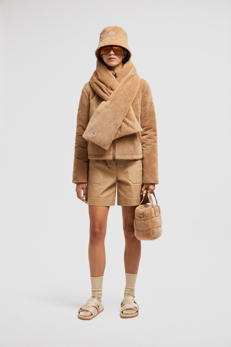 Moncler Polignac Teddy Short Down Jacket outlook
