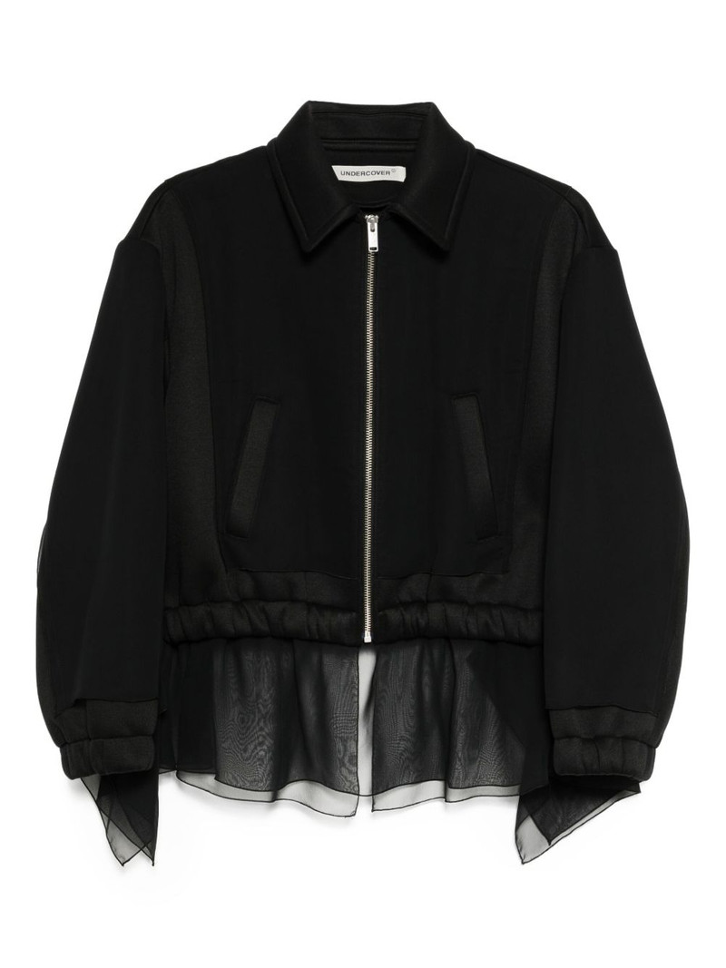 elastic-waist zip-front jacket 1
