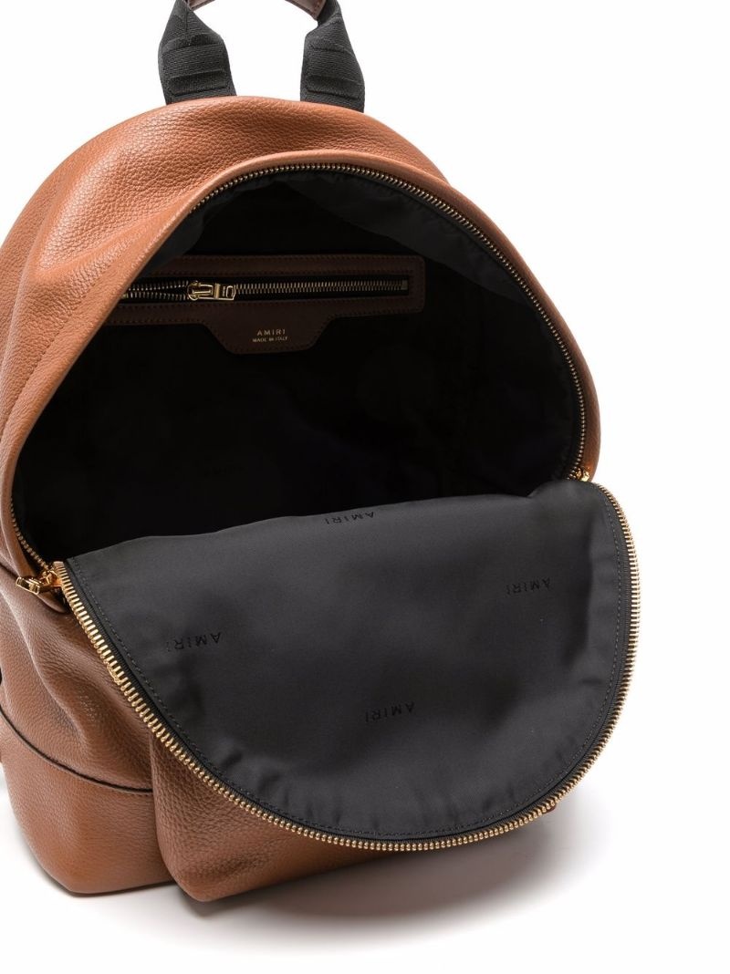 pebbled-effect zip-around backpack - 5