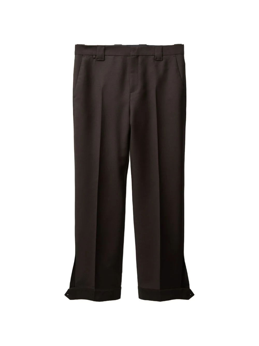 wool-mohair regular formal pants - 1