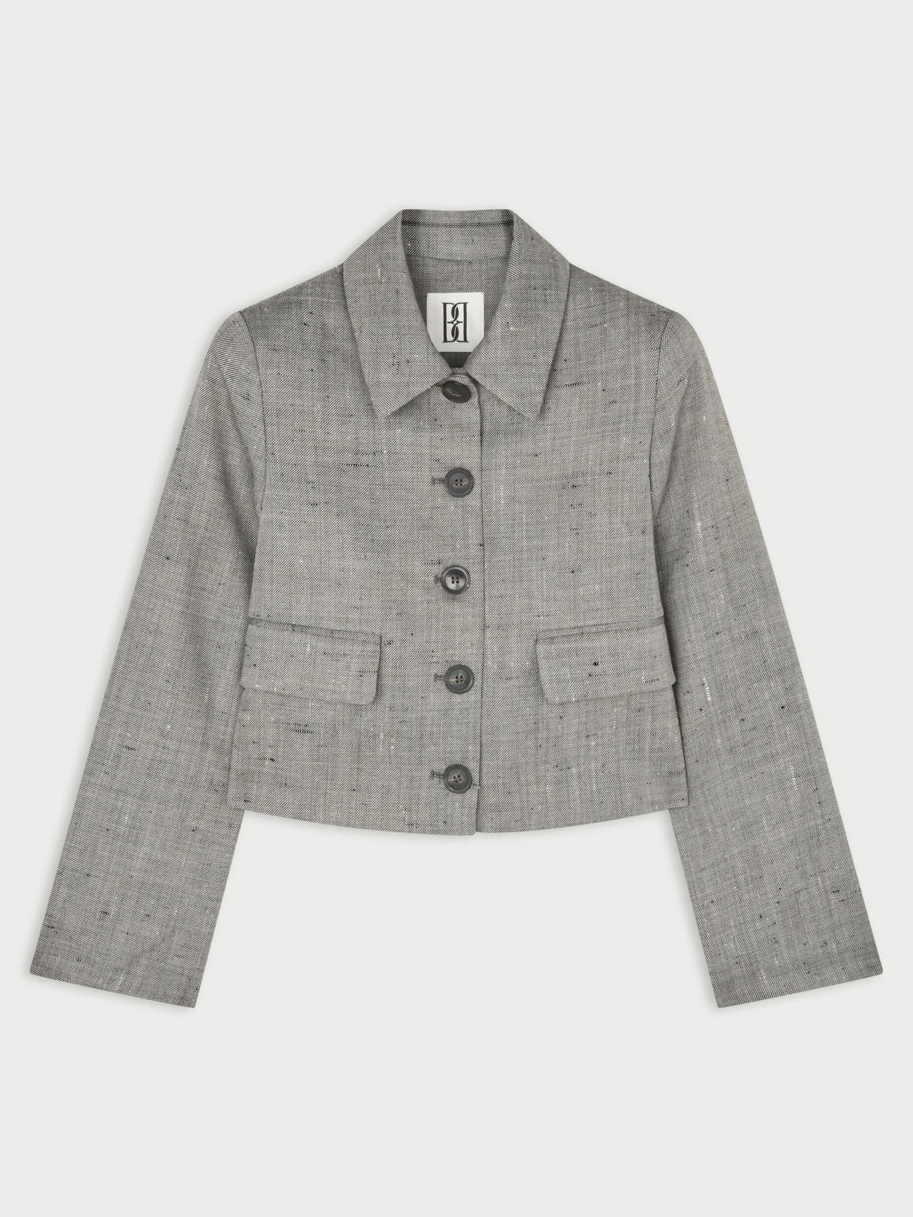Angie single-breasted wool blazer - 1