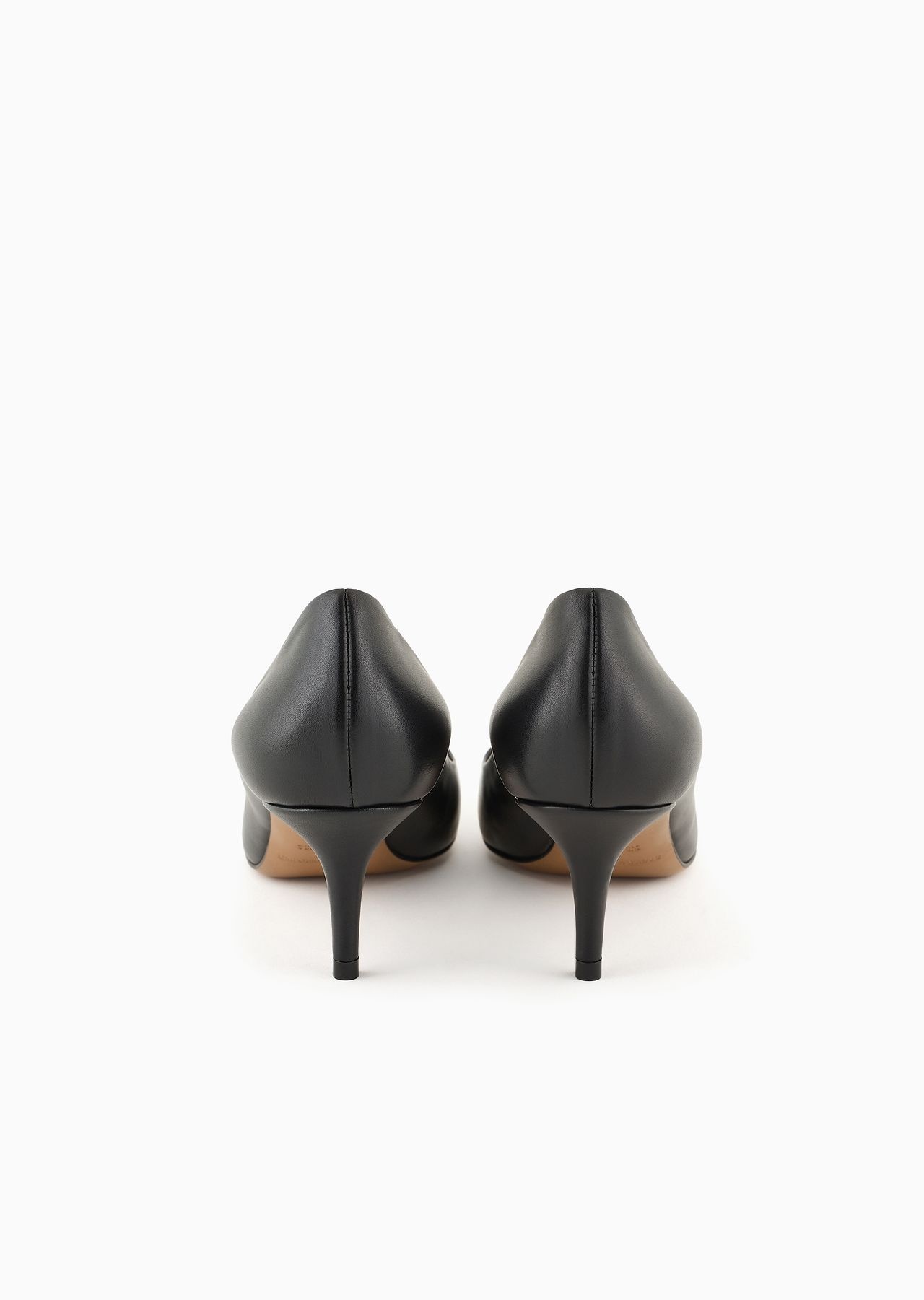 Leather pumps with stiletto heel - 4