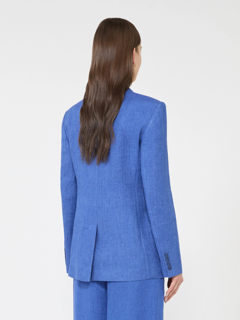BELLO Linen twill blazer - NAVY 4