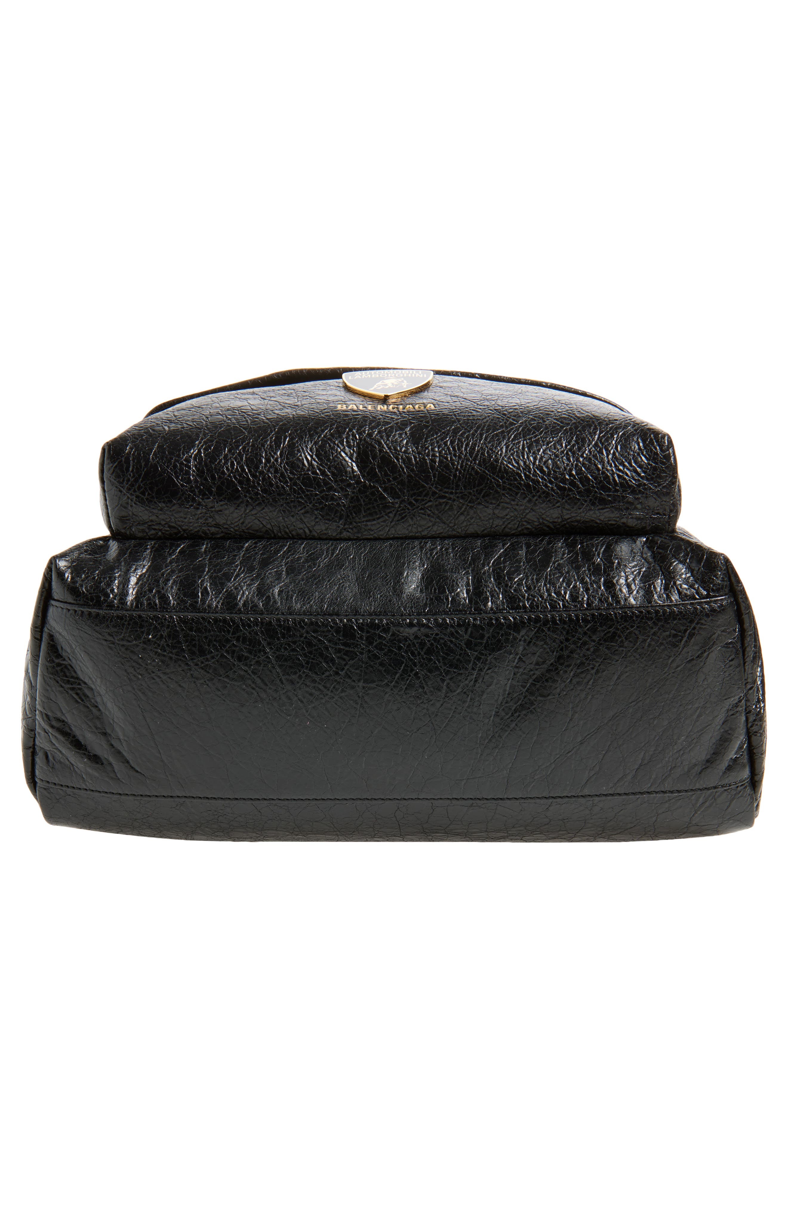 Balenciaga x Automobili Lamborghini Explorer Leather Backpack in 1000 Black at Nordstrom - 6