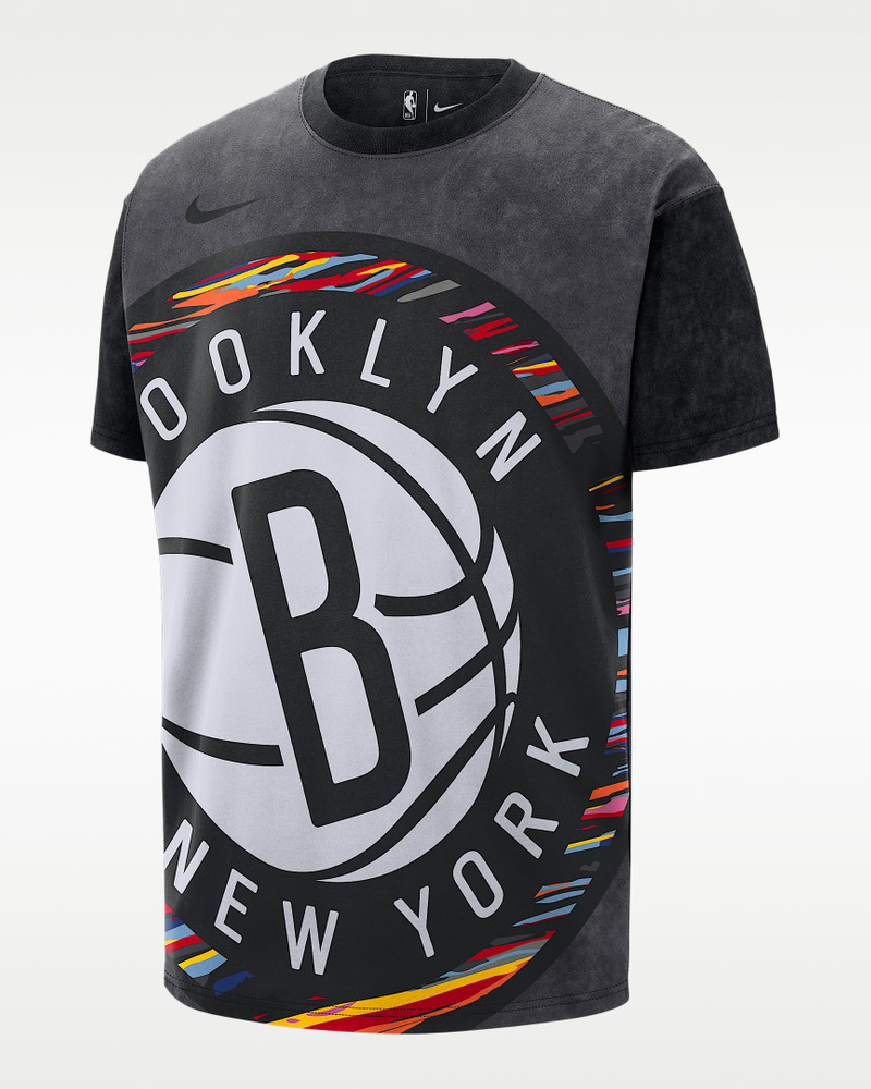 Brooklyn Nets Essential City Edition Men's Nike NBA Max90 T-Shirt 1