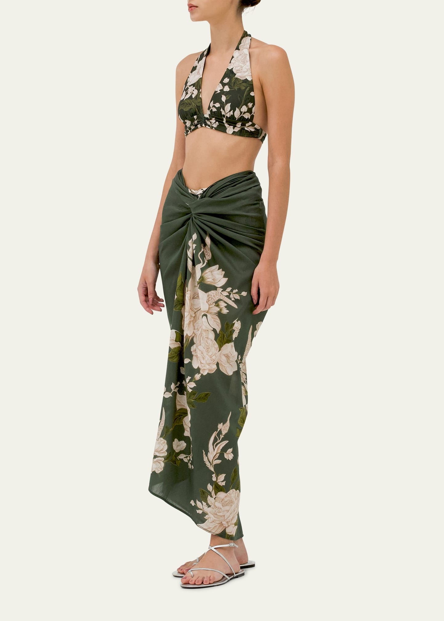 Lavanda Gardenia Pareo Coverup - 4