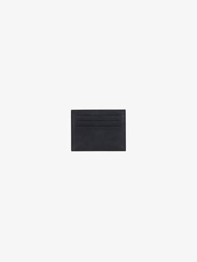 Givenchy GIVENCHY Refracted card holder in leather outlook