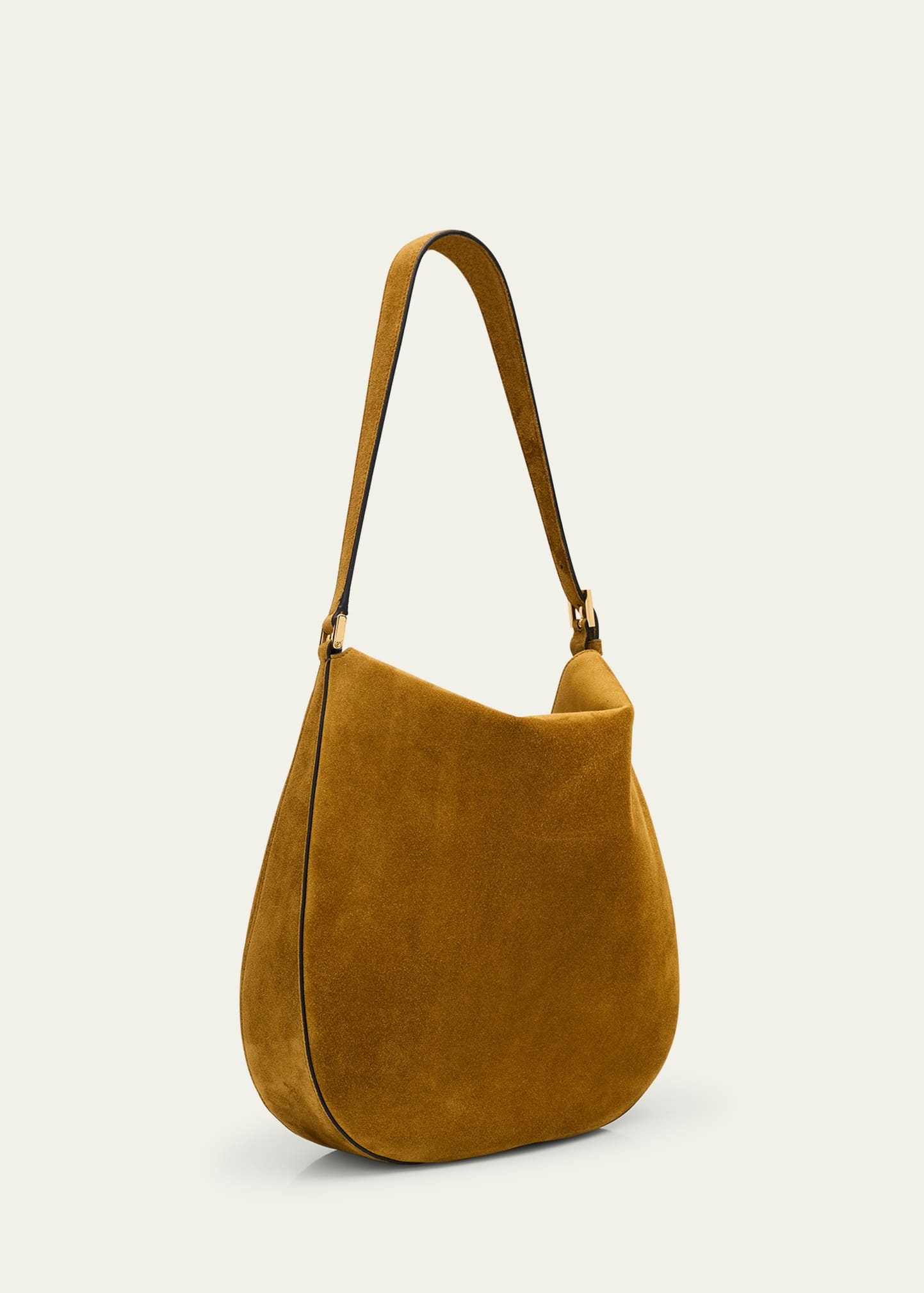 Tondo Large Suede Hobo Bag - 3