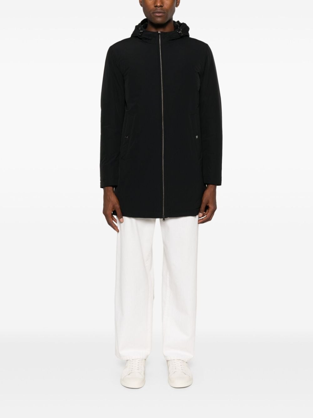 hooded parka coat - 2