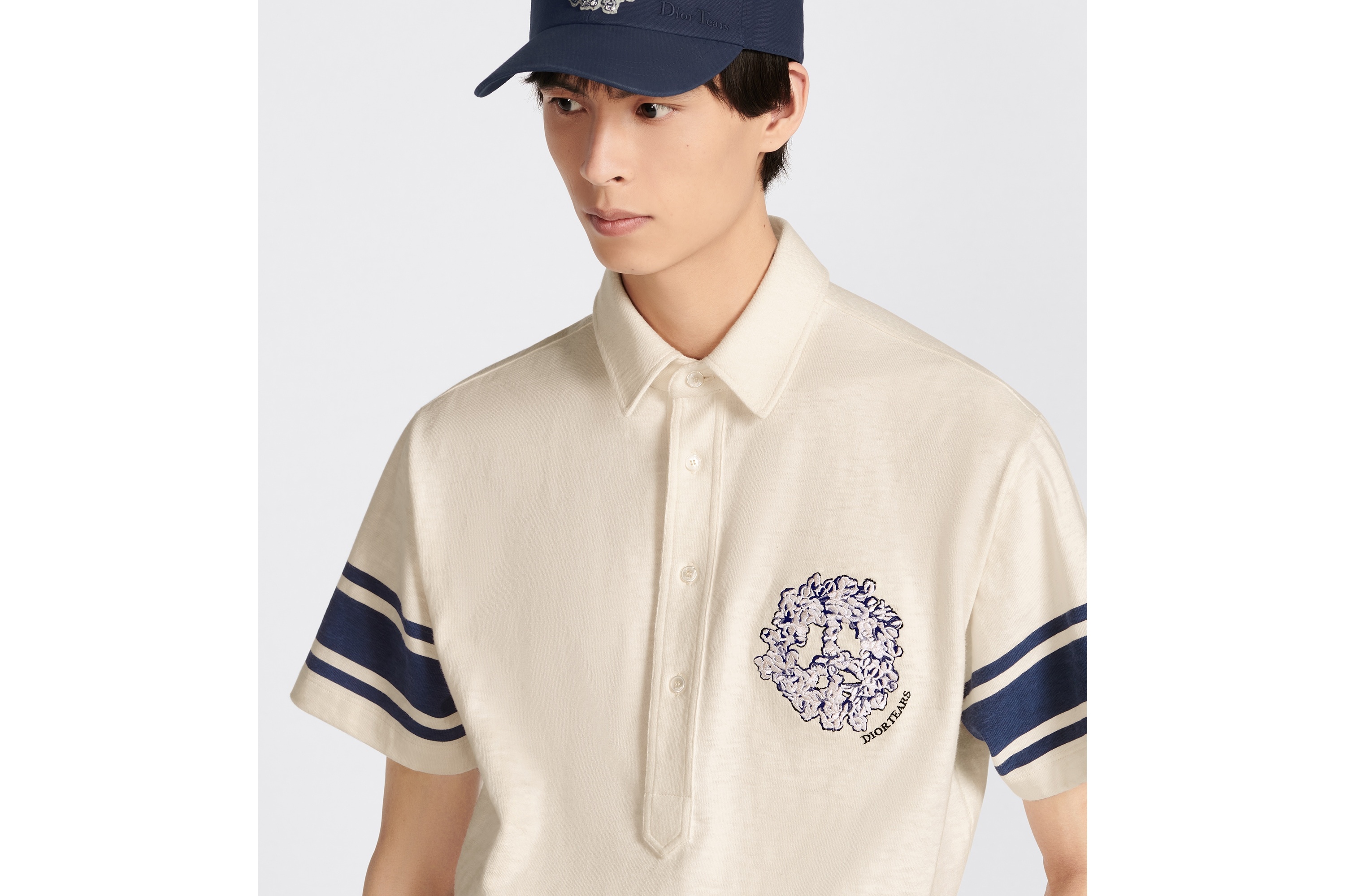 DIOR TEARS Relaxed-Fit Polo Shirt - 7