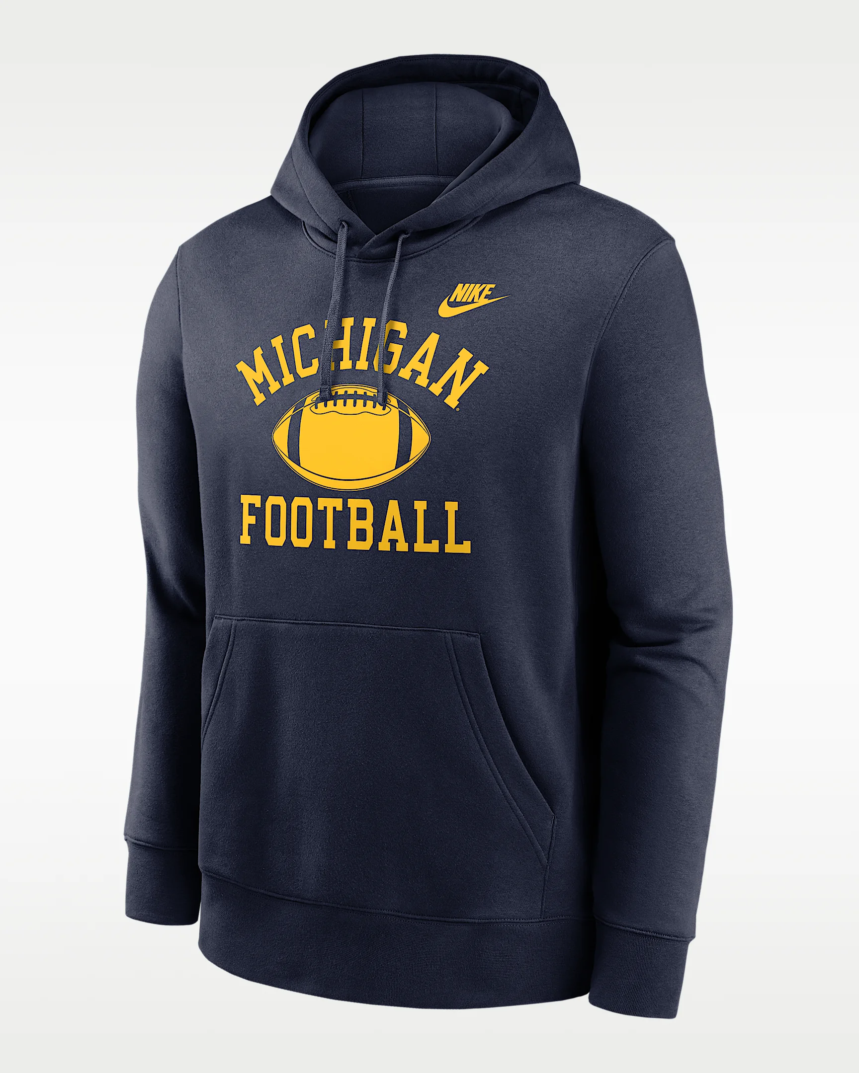 Michigan Legacy Club Football Icon Men's Nike College Pullover Hoodie - 1