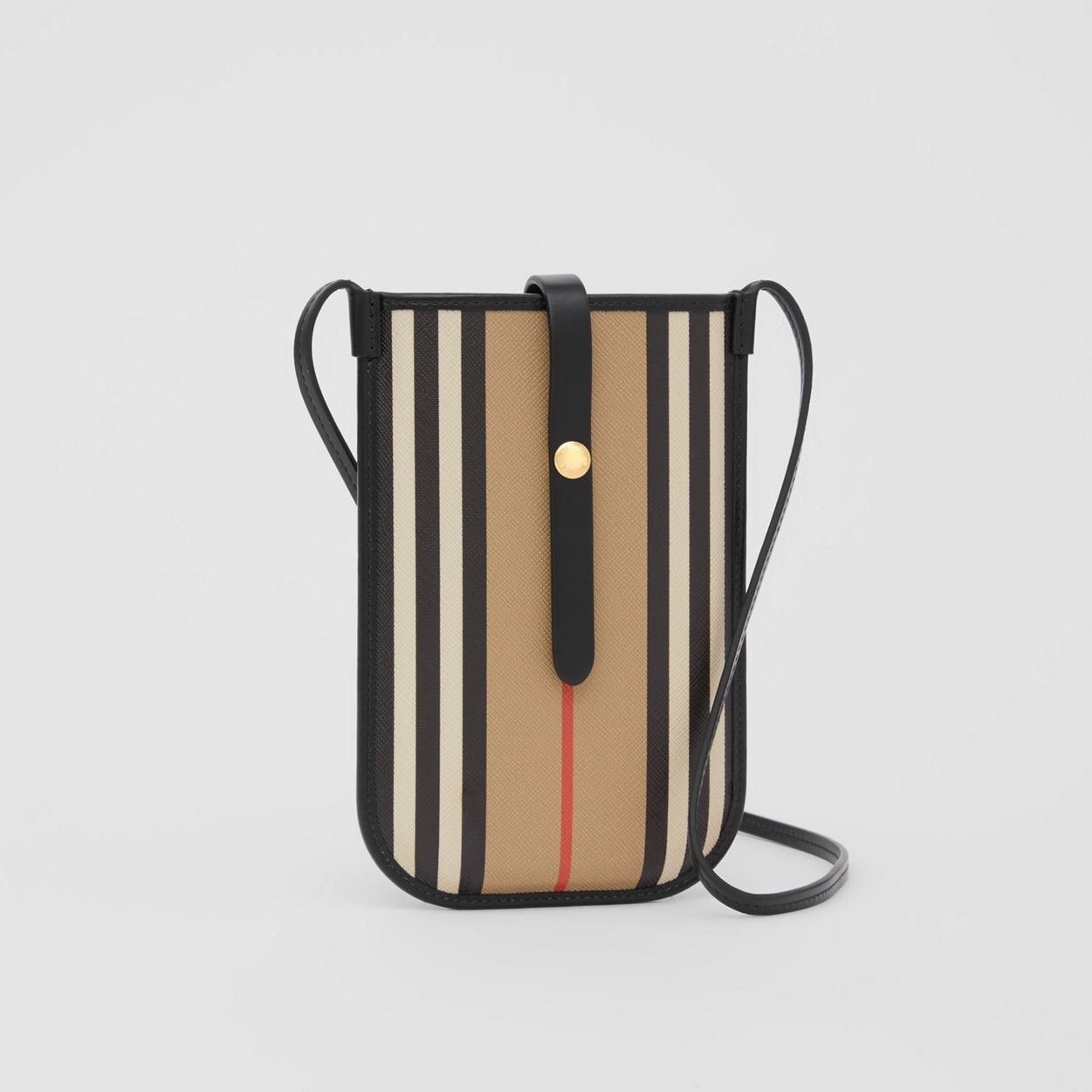 Icon Stripe E-canvas Phone Case with Strap - 6