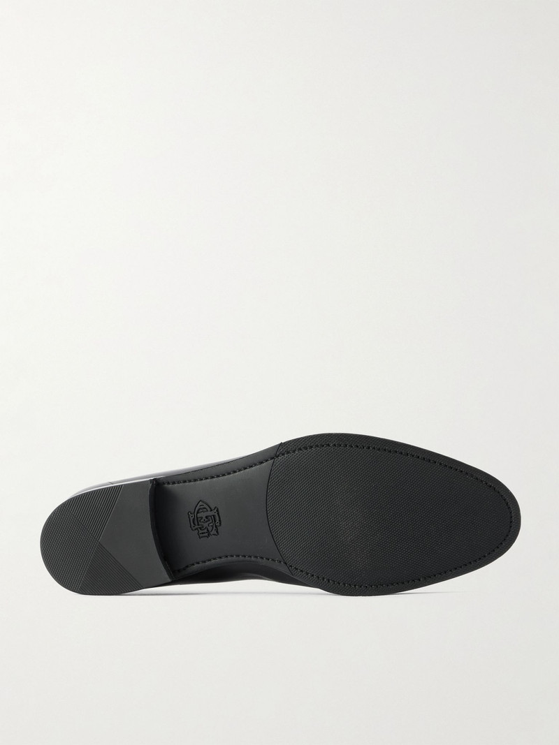 EDWARD GREEN Piccadilly Leather Penny Loafers Black outlook
