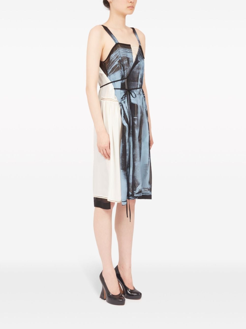 Freeze-frame silk dress - 3