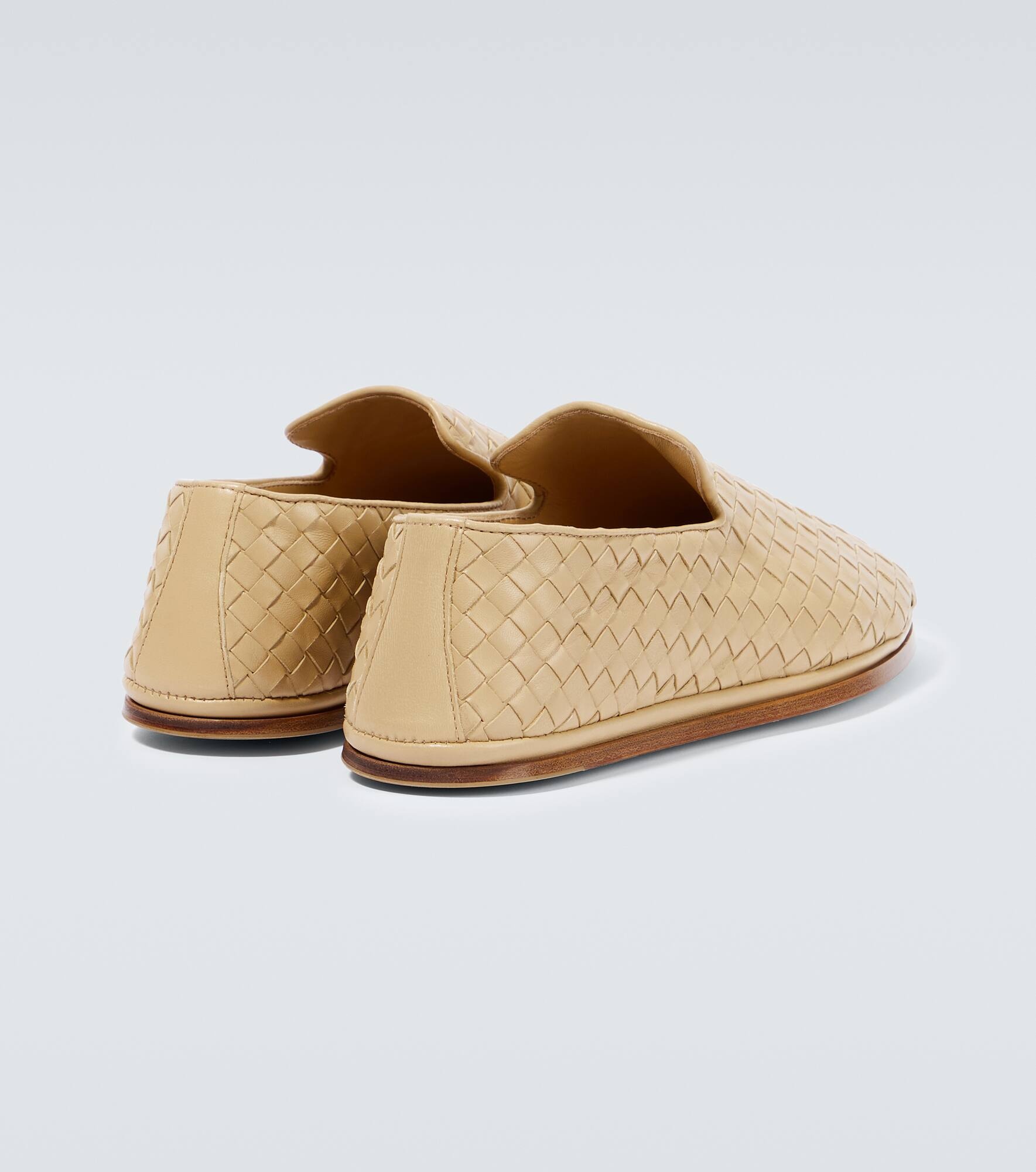 Intrecciato leather loafers - 6