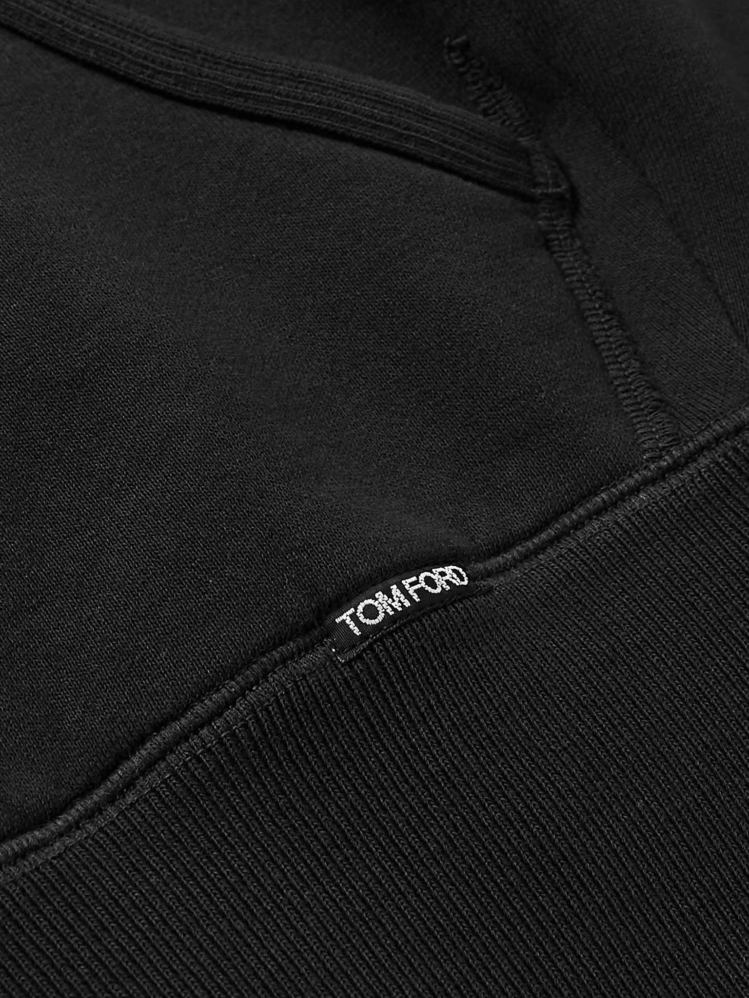 Garment-Dyed Cotton-Jersey Zip-Up Hoodie - 3