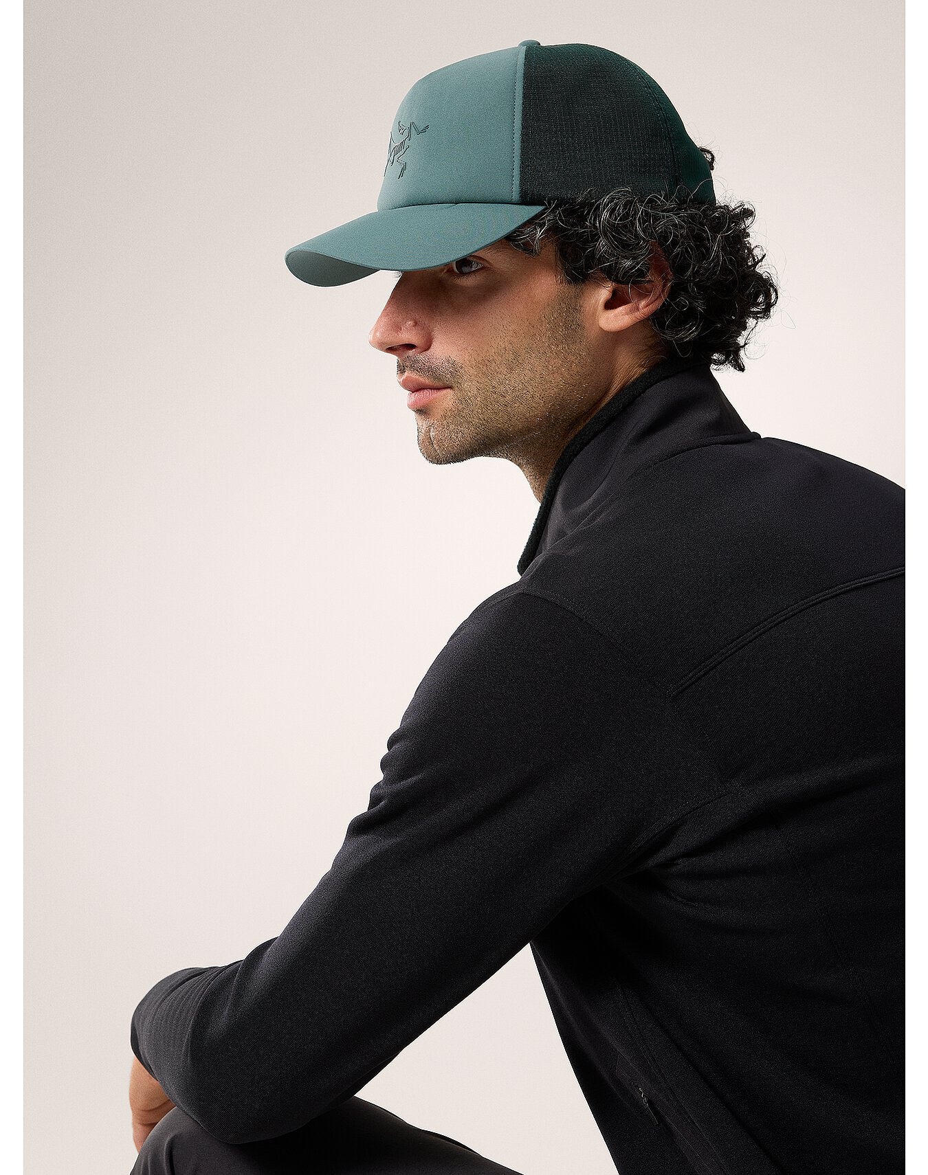 Bird Curved Brim Trucker Hat - 4