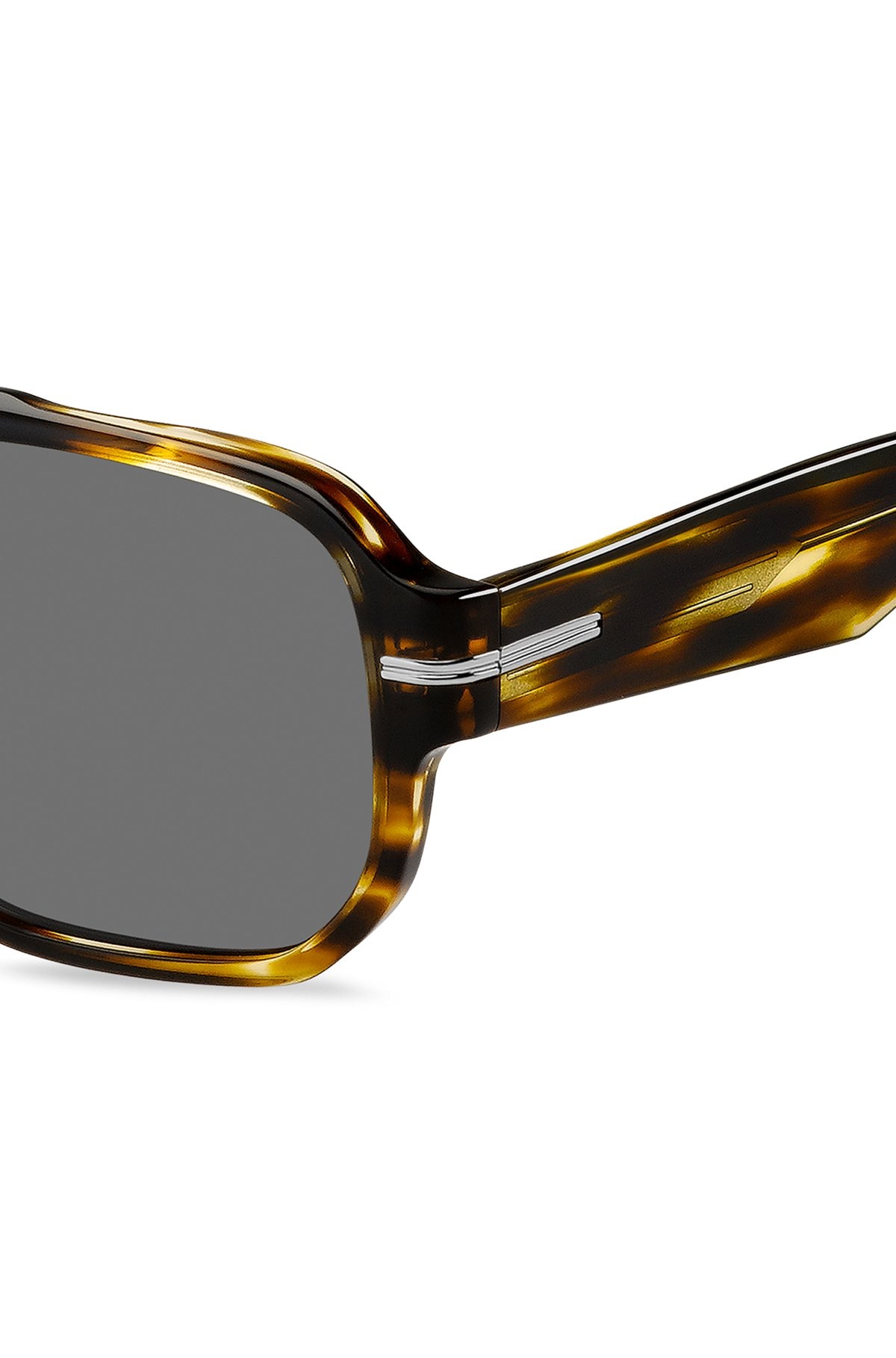 PATTERNED-ACETATE SUNGLASSES WITH SILVER-TONE DETAILS - 2