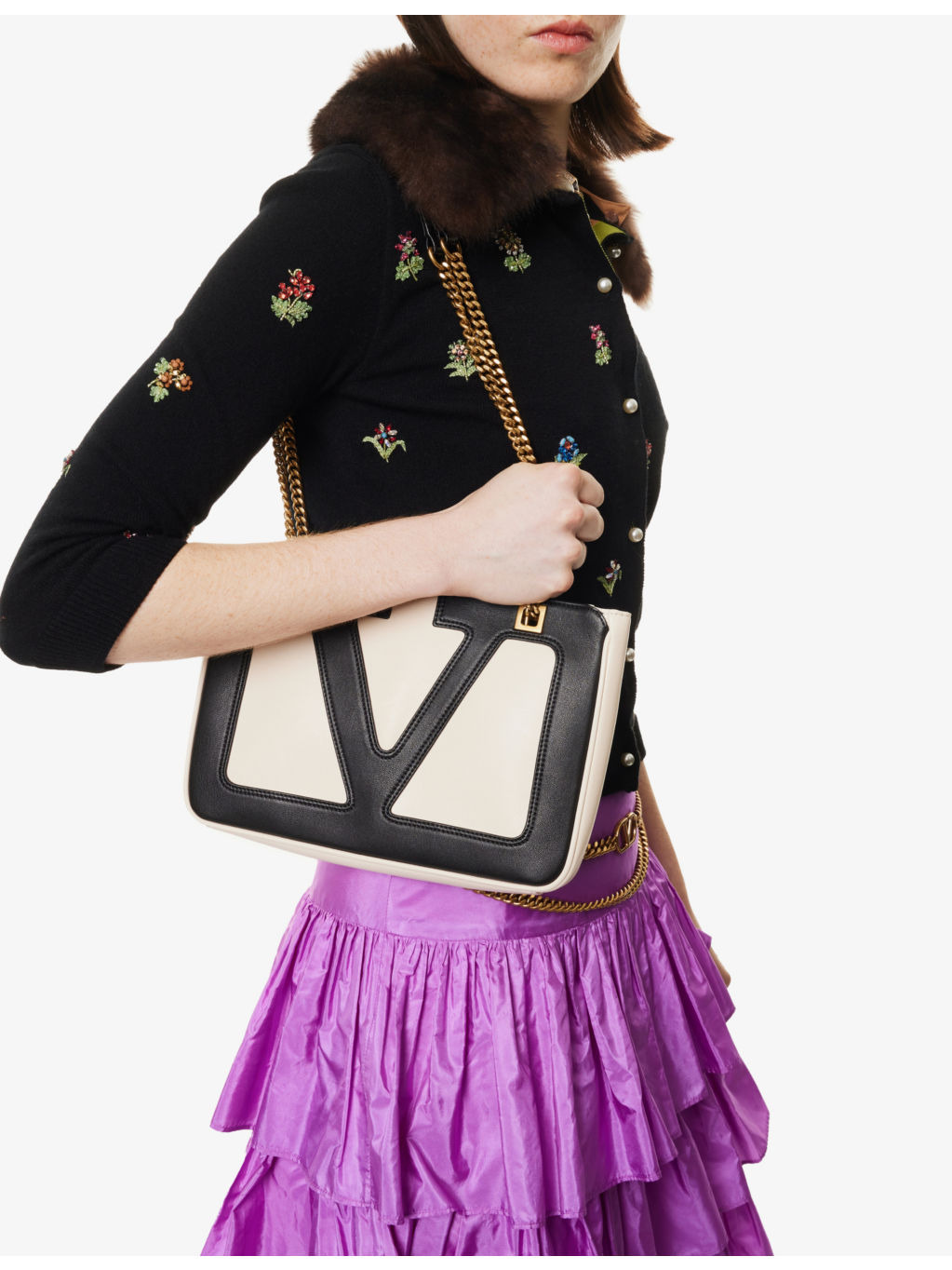 Viva Superstar small leather tote bag - 6