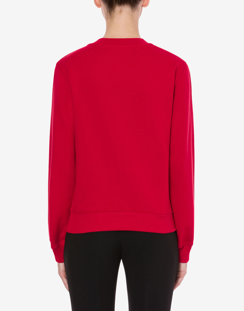 MIRROR TEDDY BEAR ORGANIC COTTON SWEATSHIRT 3