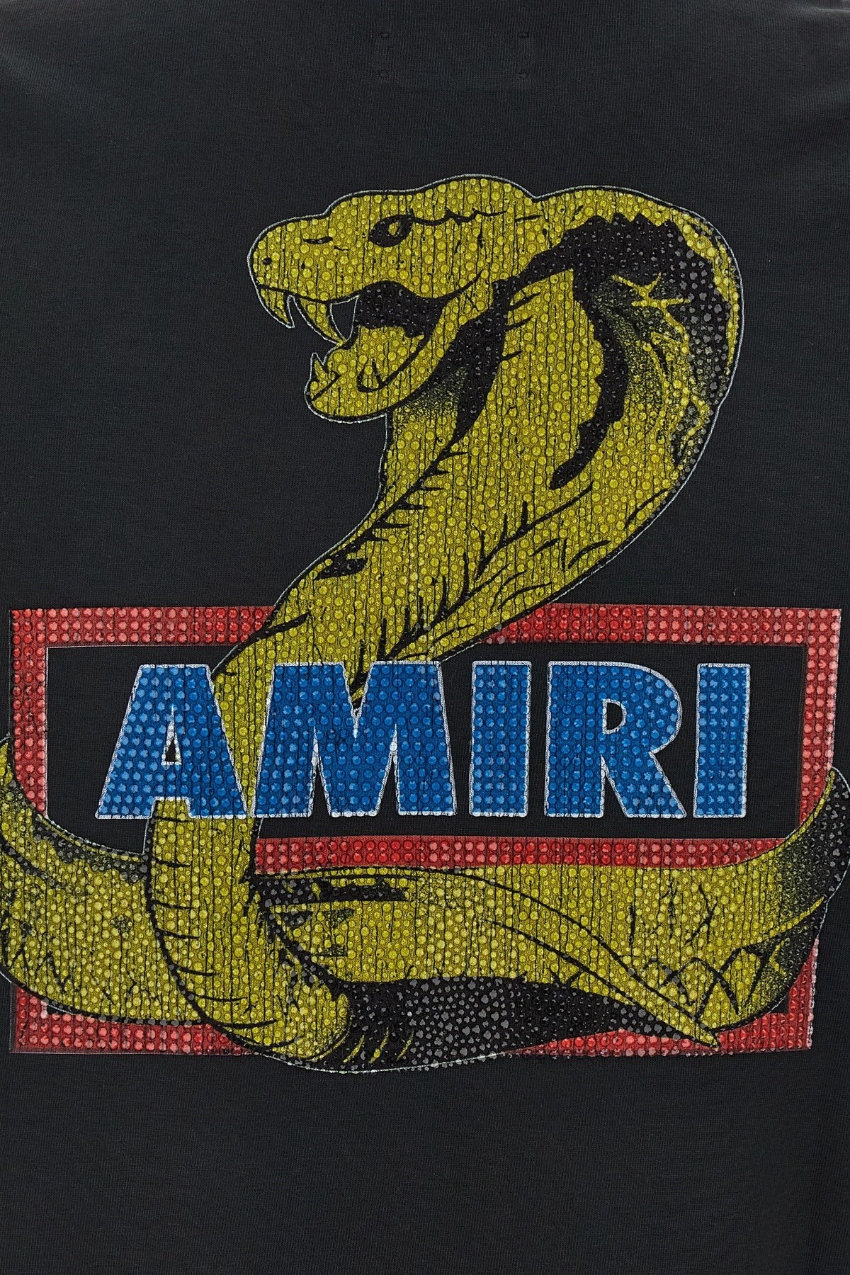 'Amiri Crystal Cobra' T-shirt - 4