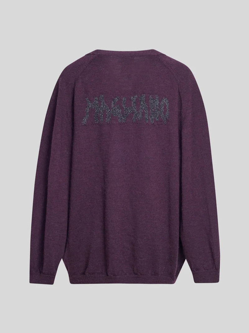 MAGLIANO Grampa Cardigan Purple outlook