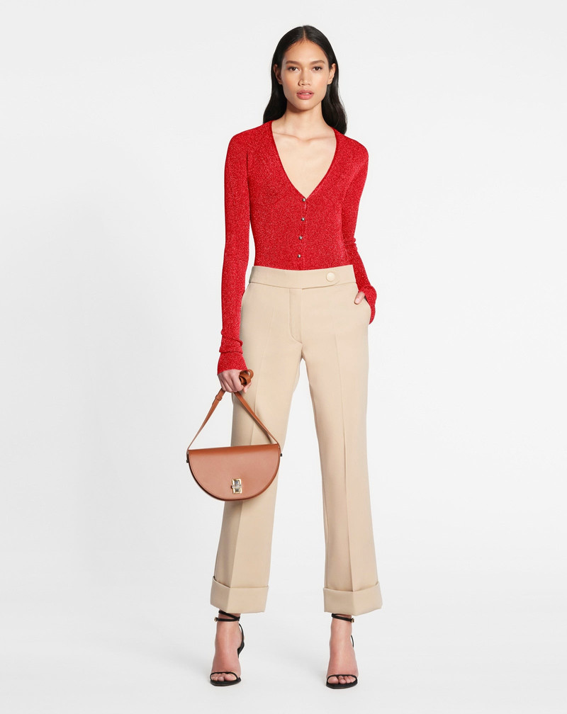 Lanvin LUREX V-NECK CARDIGAN outlook