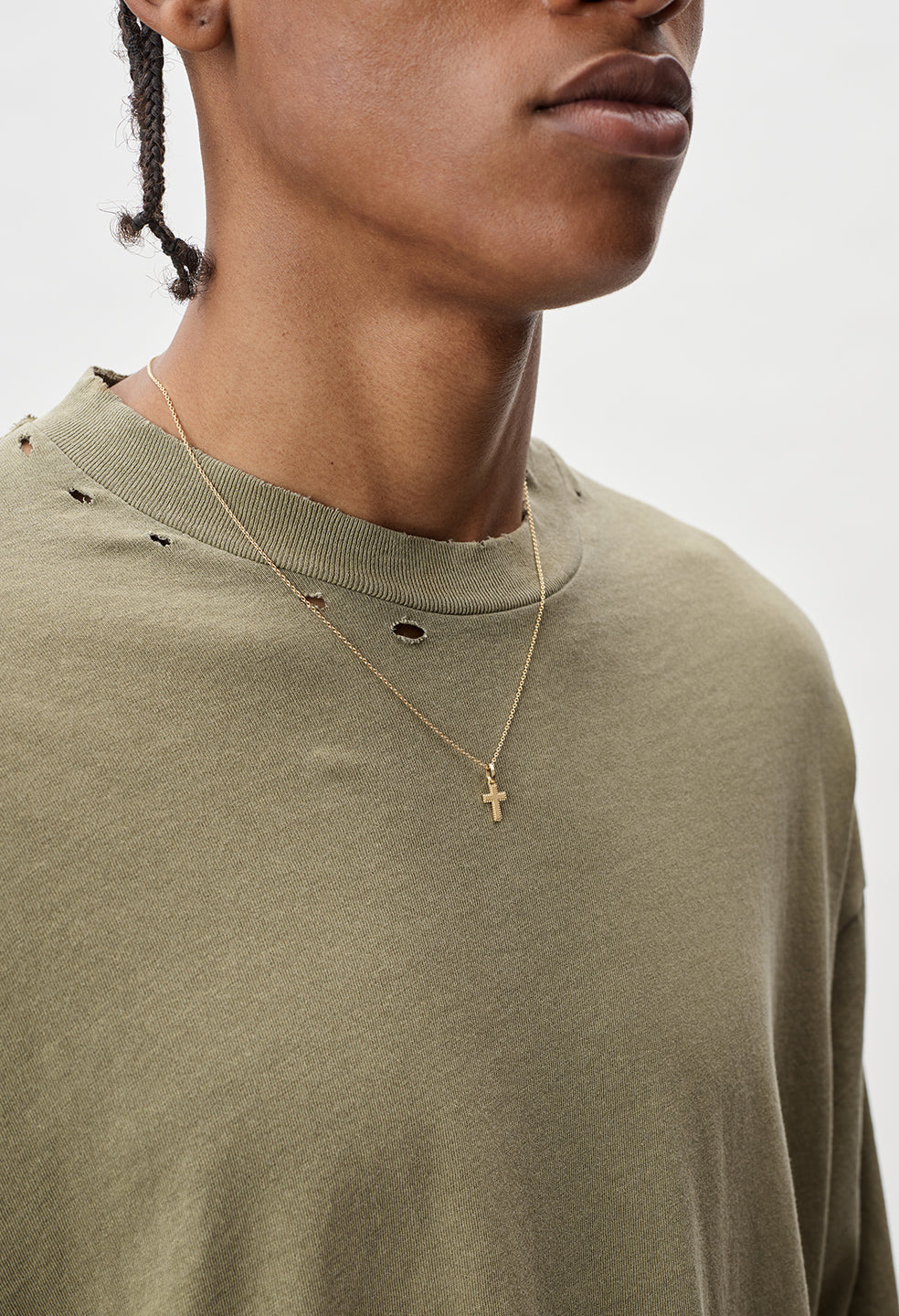 JOHN ELLIOTT X M.A.R.S CROSS PENDANT NECKLACE - 5