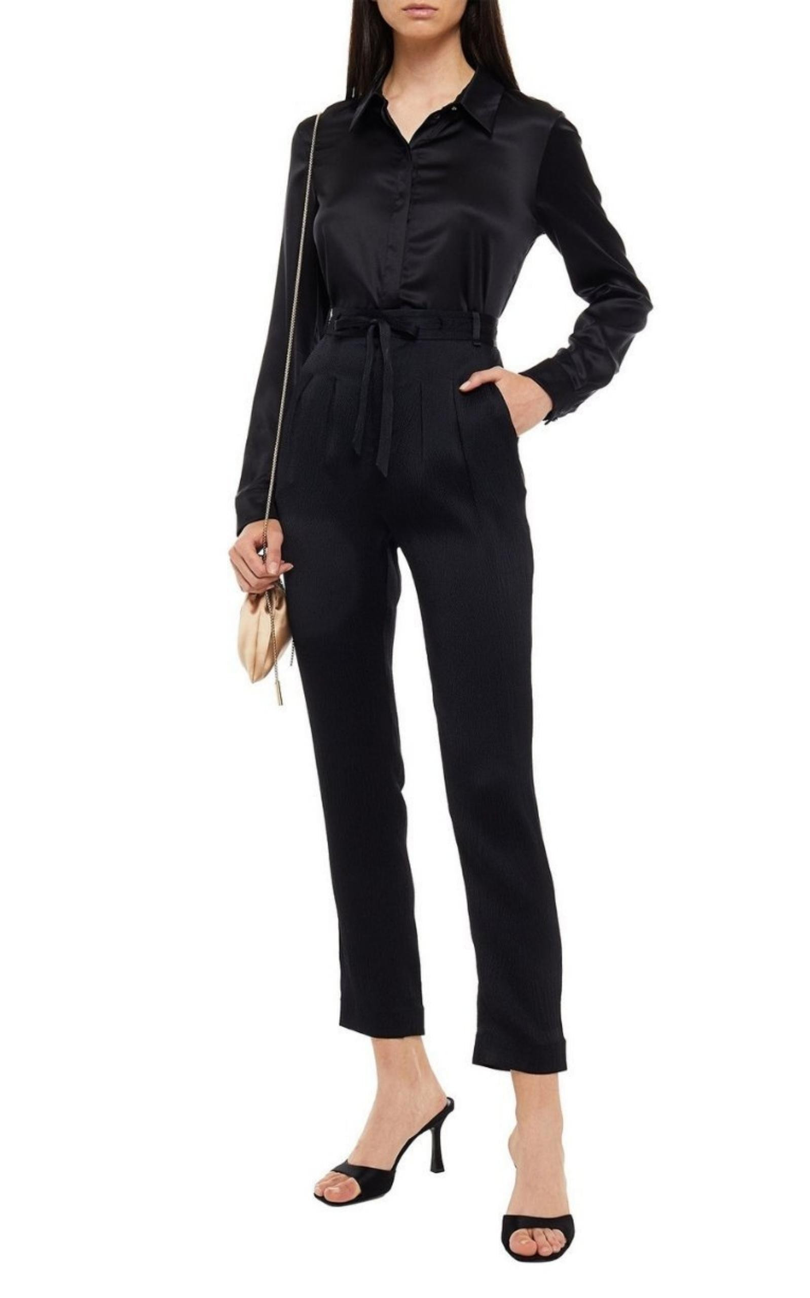 Pleated Silk Pants - 2