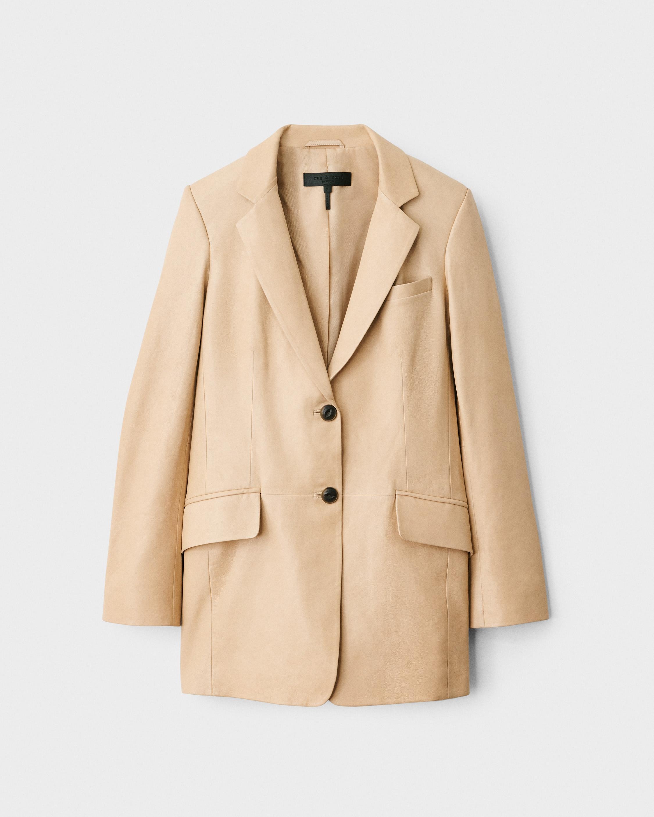Charles Leather Blazer
Oversized Blazer - 1