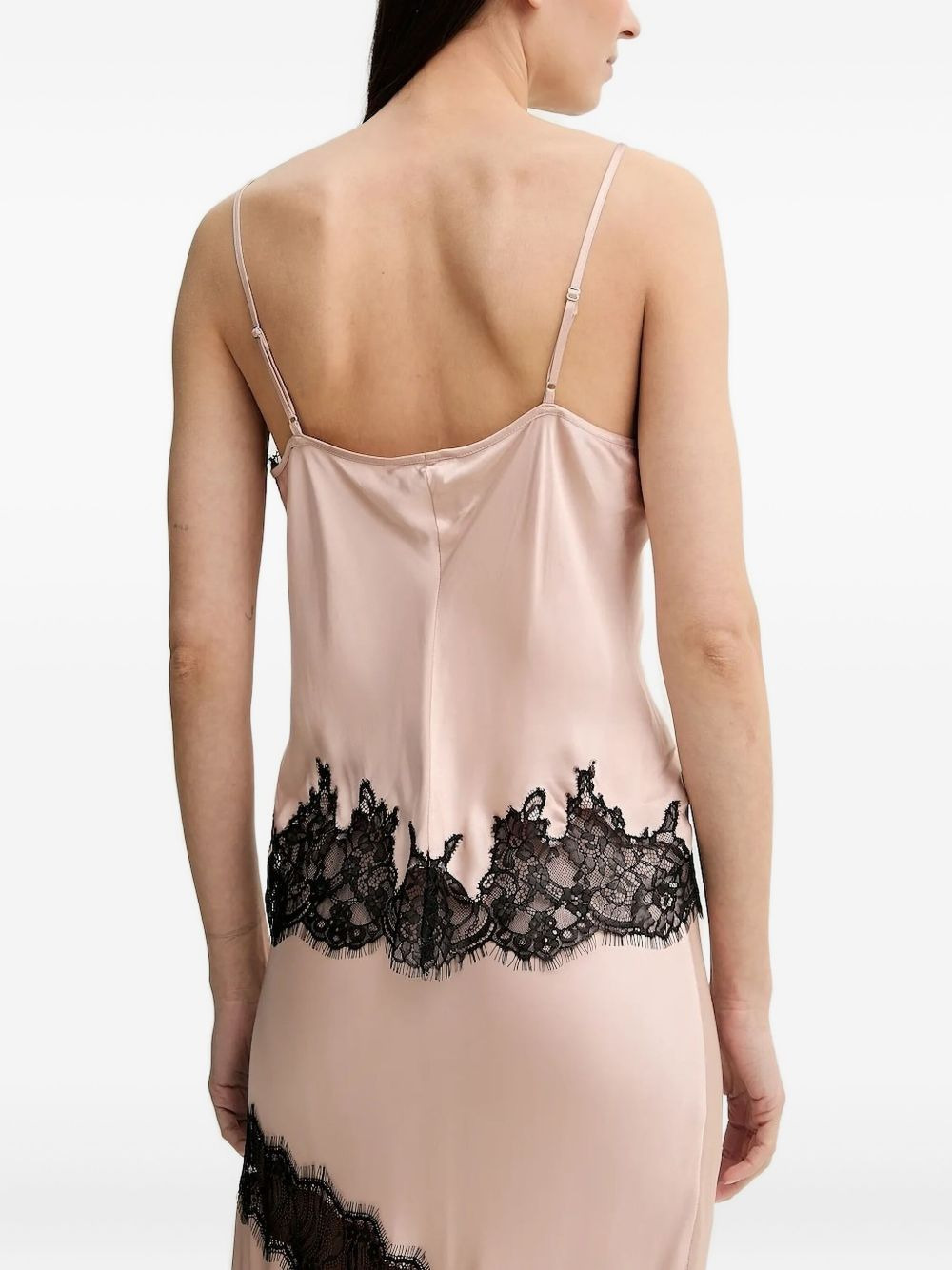 lace-trim top - 2
